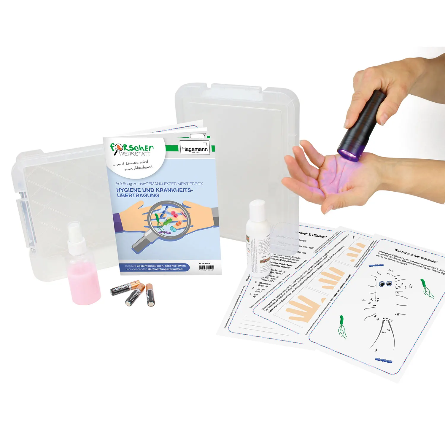 Experimentierbox Hygiene und Krankheitsübertragung Experimentierbox Hygiene und Krankheitsübertragung-Hagemann