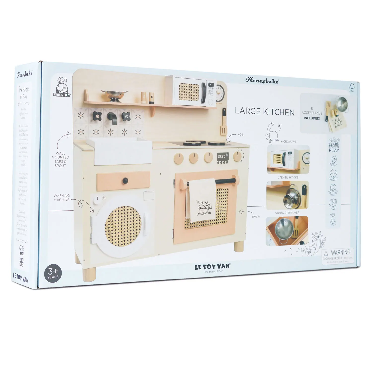 Große Küche / Family Size Wooden Play Kitchen-Le Toy Van (LTV)