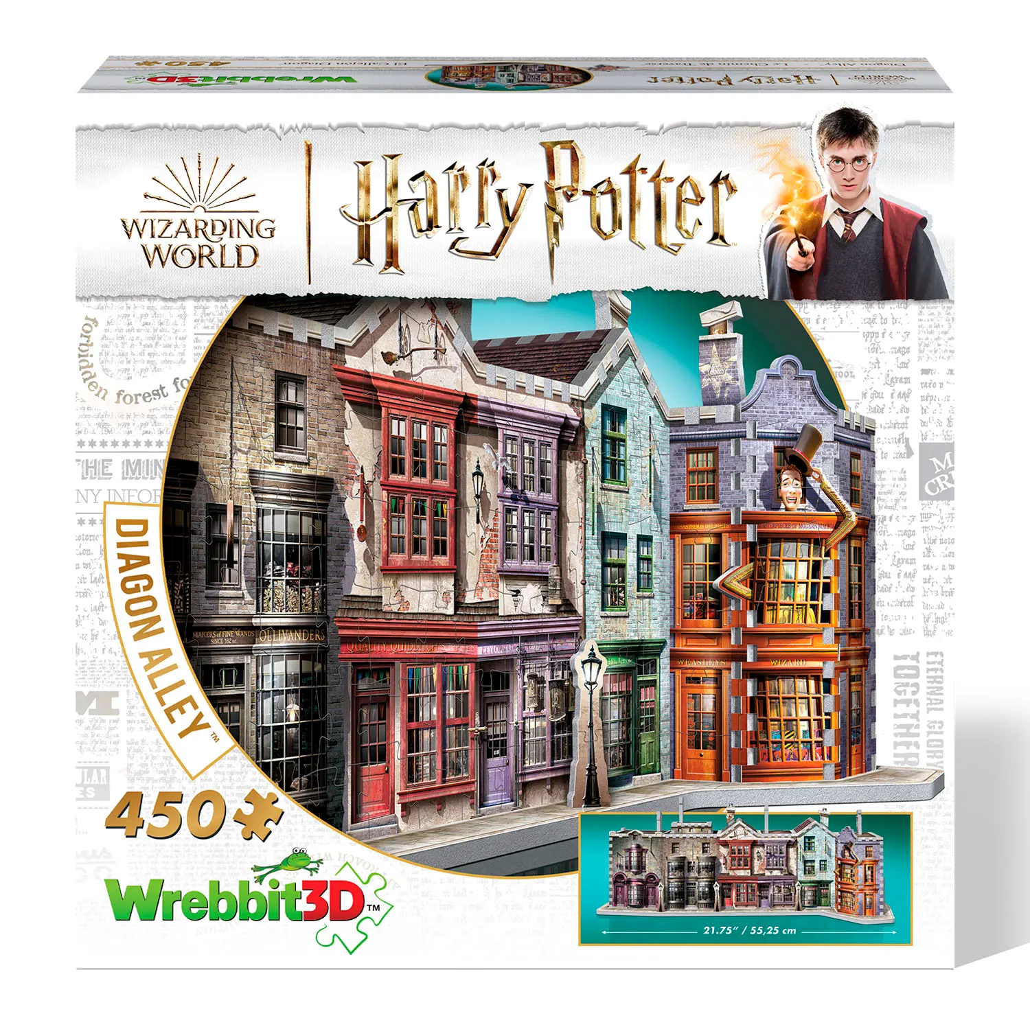 Winkelgasse / Diagon Alley - Harry Potter 450 pcs. 3D-Puzzle-Wrebbit-3D Puzzles