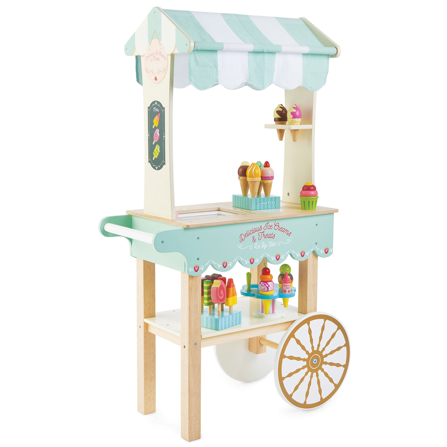 Eiscremewagen / Ice Cream Trolley Market Stall-Le Toy Van (LTV)