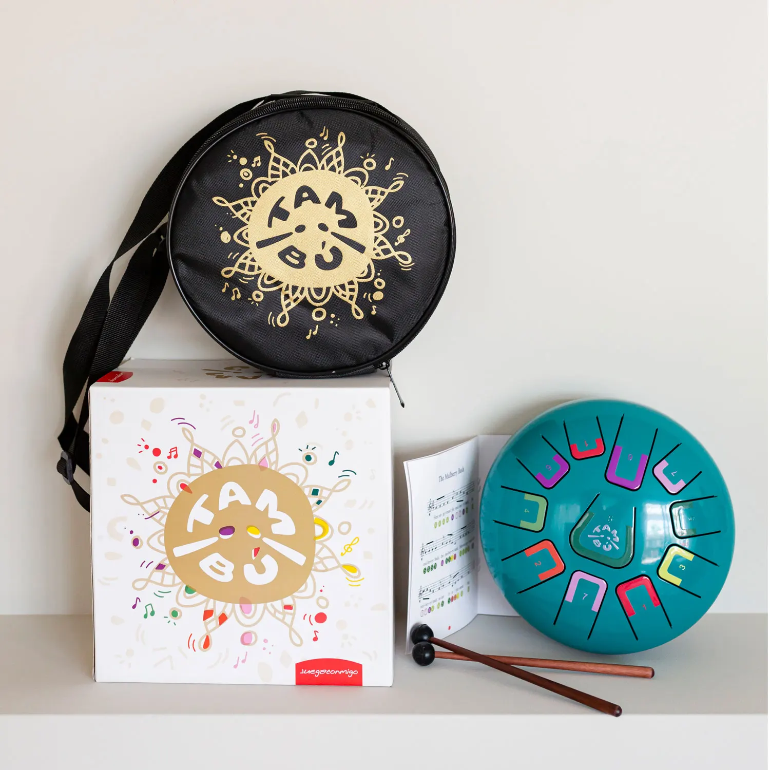 Tambu Steel Drum - Calm Sky (GlänzendTurquoise) Tambu Steel Drum - Calm Sky (GlänzendTurquoise)-JuegaConmigo