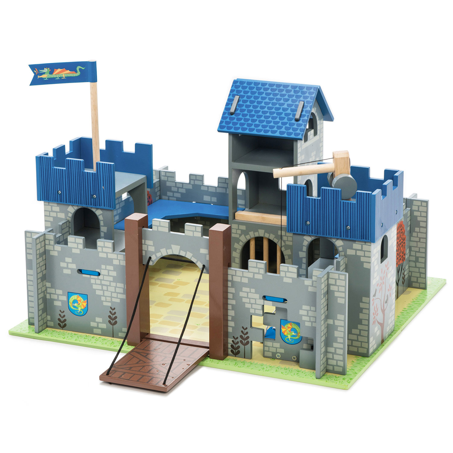 Excalibur Burg / Wooden Castle with Drawbridge-Le Toy Van (LTV)
