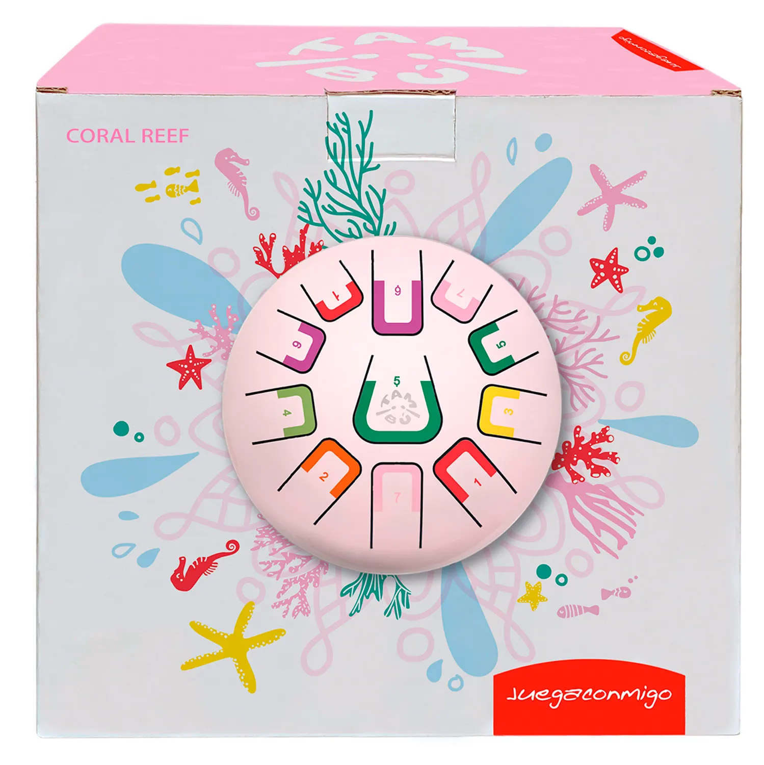Tambu Steel Drum - Coral Reef (Matt Pink) Tambu Steel Drum - Coral Reef (Matt Pink)-JuegaConmigo