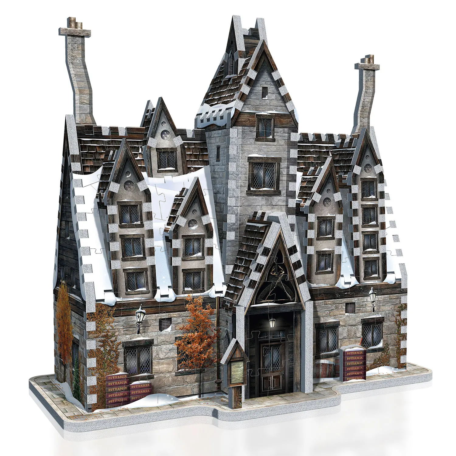 Hogsmeade Gasthaus Die drei Besen Harry Potter /The three broomstic 395 pcs. Hogsmeade Gasthaus Die drei Besen Harry Potter /The three broomstic 395 pcs.-Wrebbit-3D Puzzles