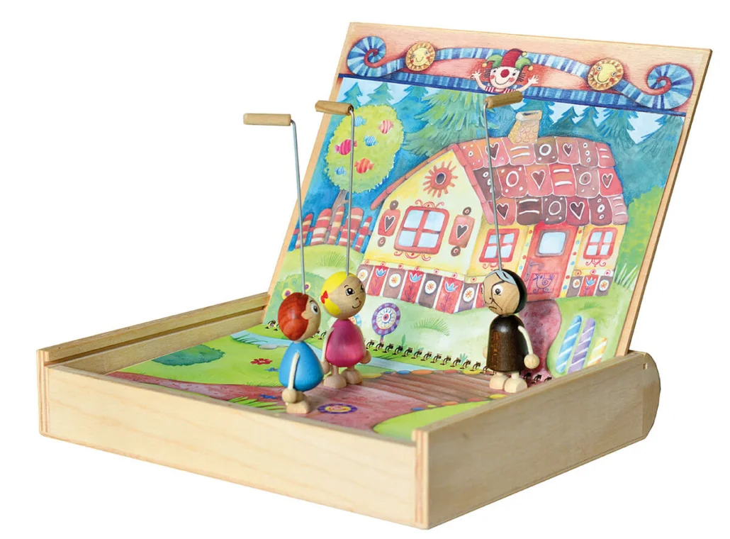 Das kleine Buchtheater 245 - Geschichtenbuch, 12 Bühnenbilder, 7 Holzfiguren Das kleine Buchtheater 245 - Geschichtenbuch, 12 Bühnenbilder, 7 Holzfiguren-WeyKick