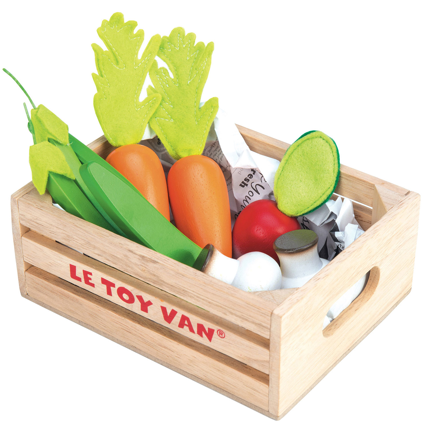 Gemüse Marktkiste / Harvest Vegetables Wooden Food Crate - 2022-Le Toy Van (LTV)