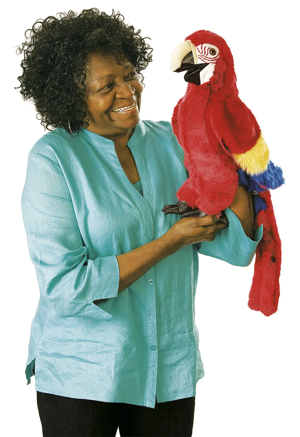 Ara / Scarlet Macaw-Folkmanis® Puppets