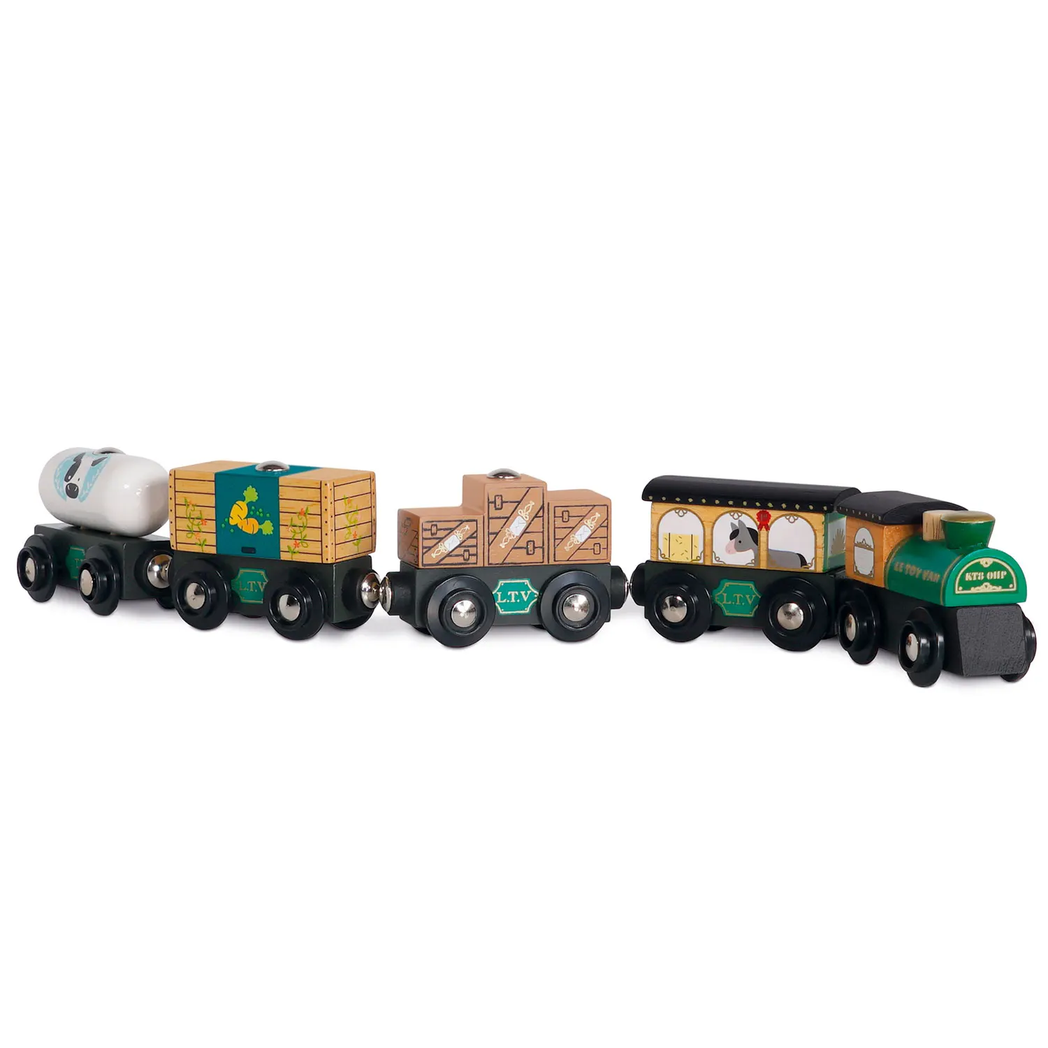 Grüner Zug & Güterwagen / Great Green Train & Goods Wagons Grüner Zug & Güterwagen / Great Green Train & Goods Wagons-Le Toy Van (LTV)