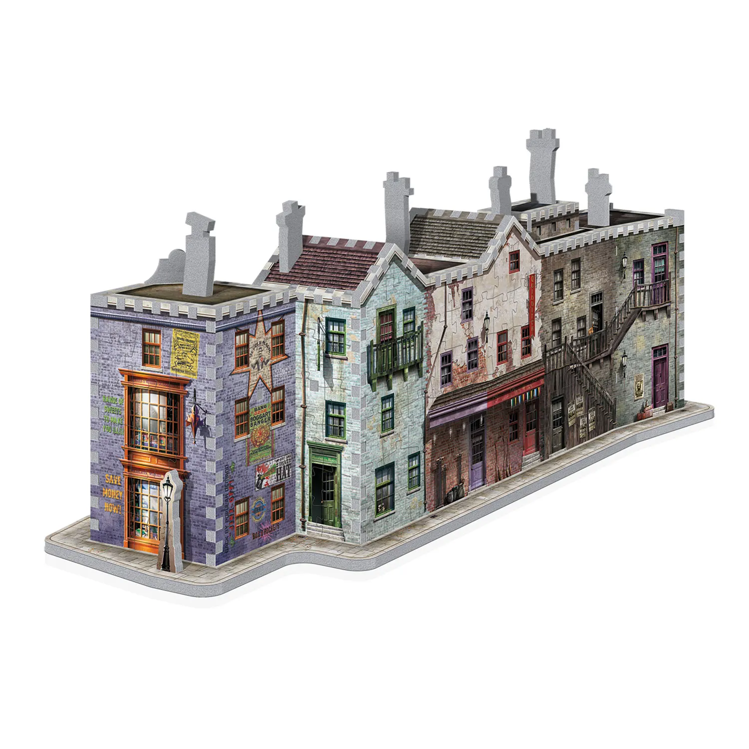 Winkelgasse / Diagon Alley - Harry Potter 450 pcs. 3D-Puzzle-Wrebbit-3D Puzzles