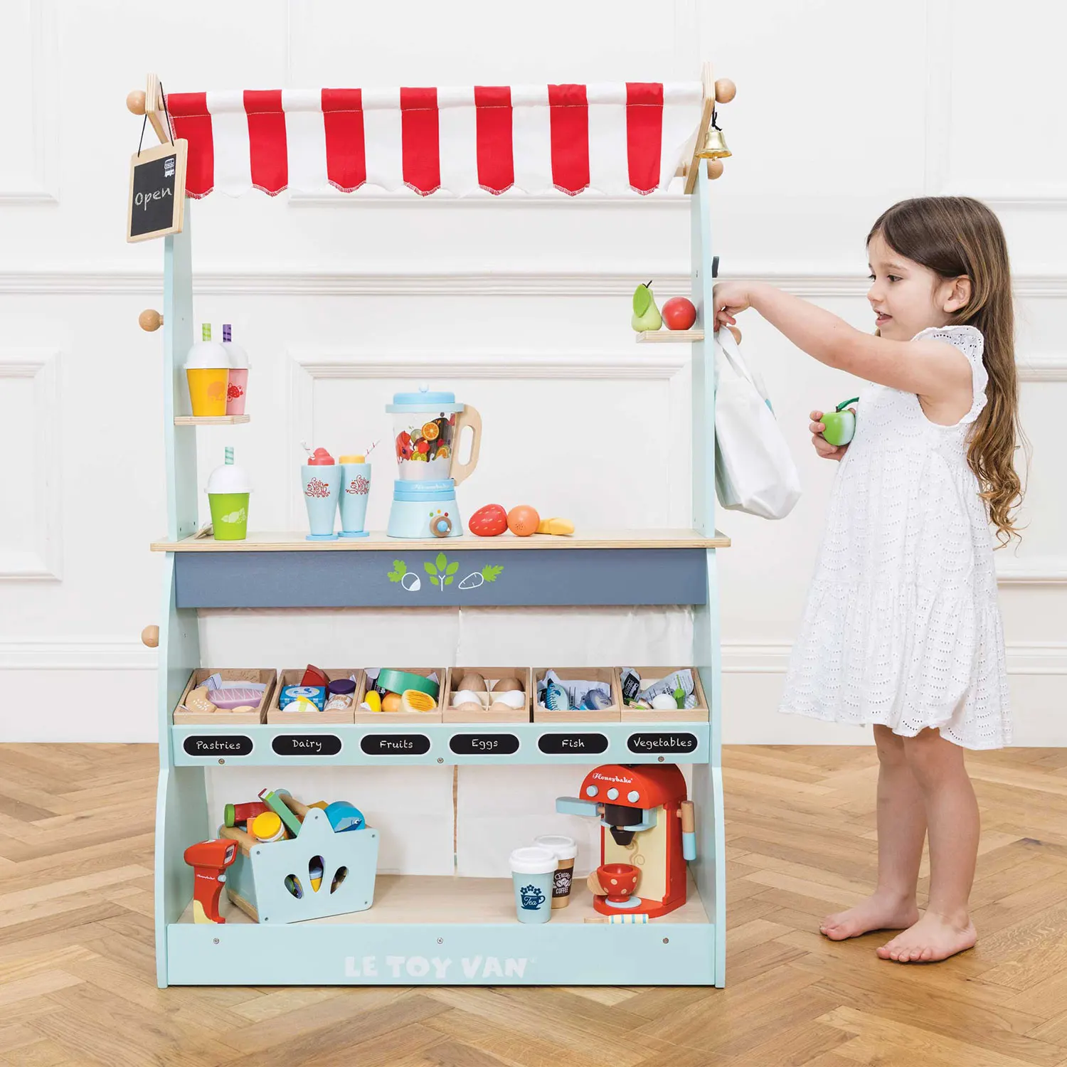 Laden & Cafe / Shop & Cafe Market Stand-Le Toy Van (LTV)