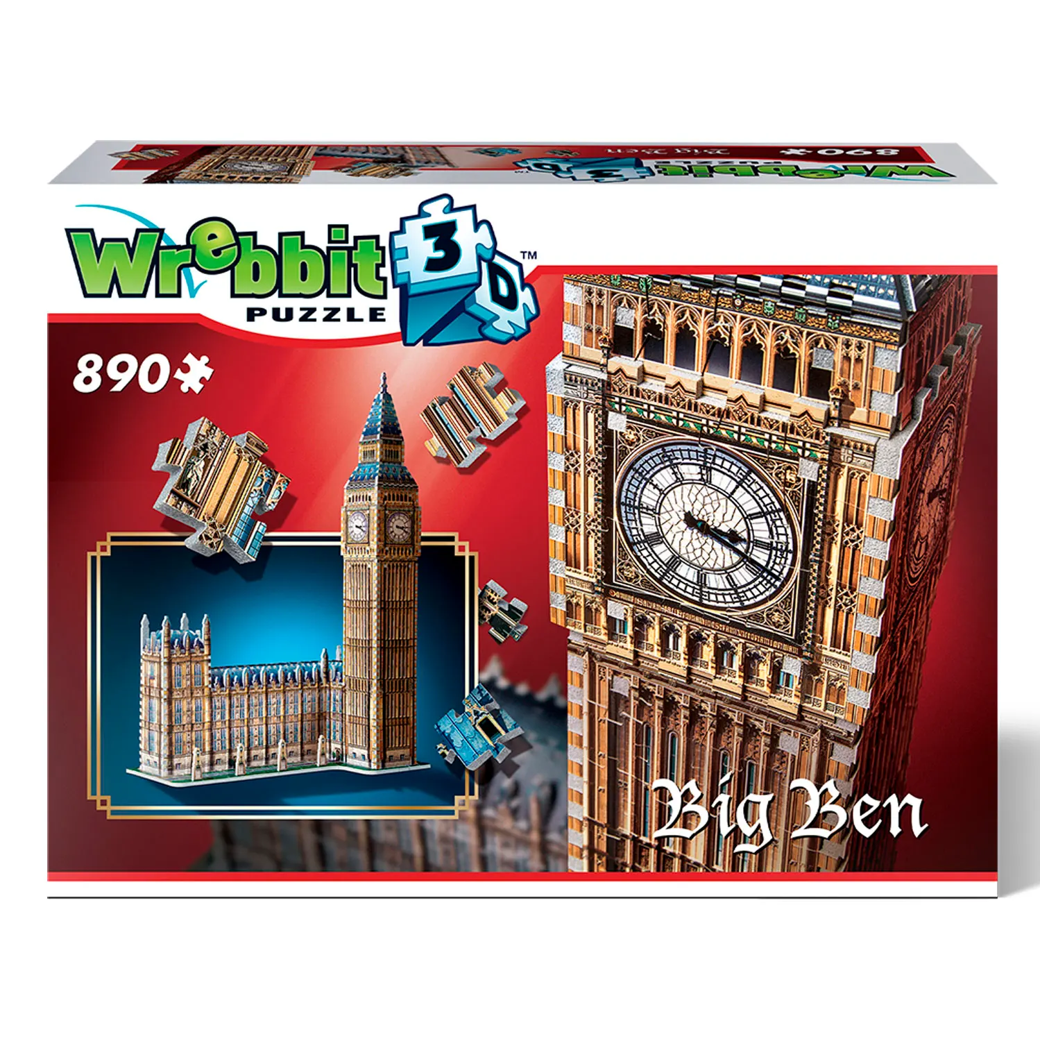 Big Ben & House of Parliament - Queen Elisabeth Tower / 3D-Puzzle Big Ben & House of Parliament - Queen Elisabeth Tower / 3D-Puzzle-Wrebbit-3D Puzzles