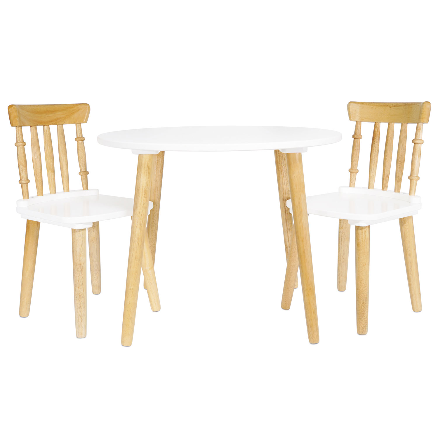 Tisch & zwei Stühle (Kindermöbel) /Childrens Wooden Table and Chairs