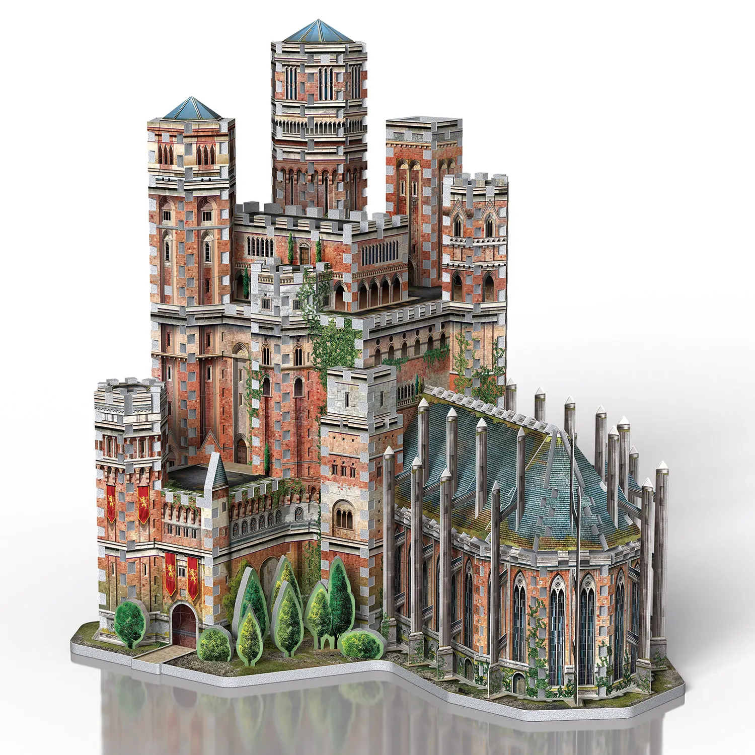 Roter Bergfried / The Red Keep - Game of Thrones-Wrebbit-3D Puzzles