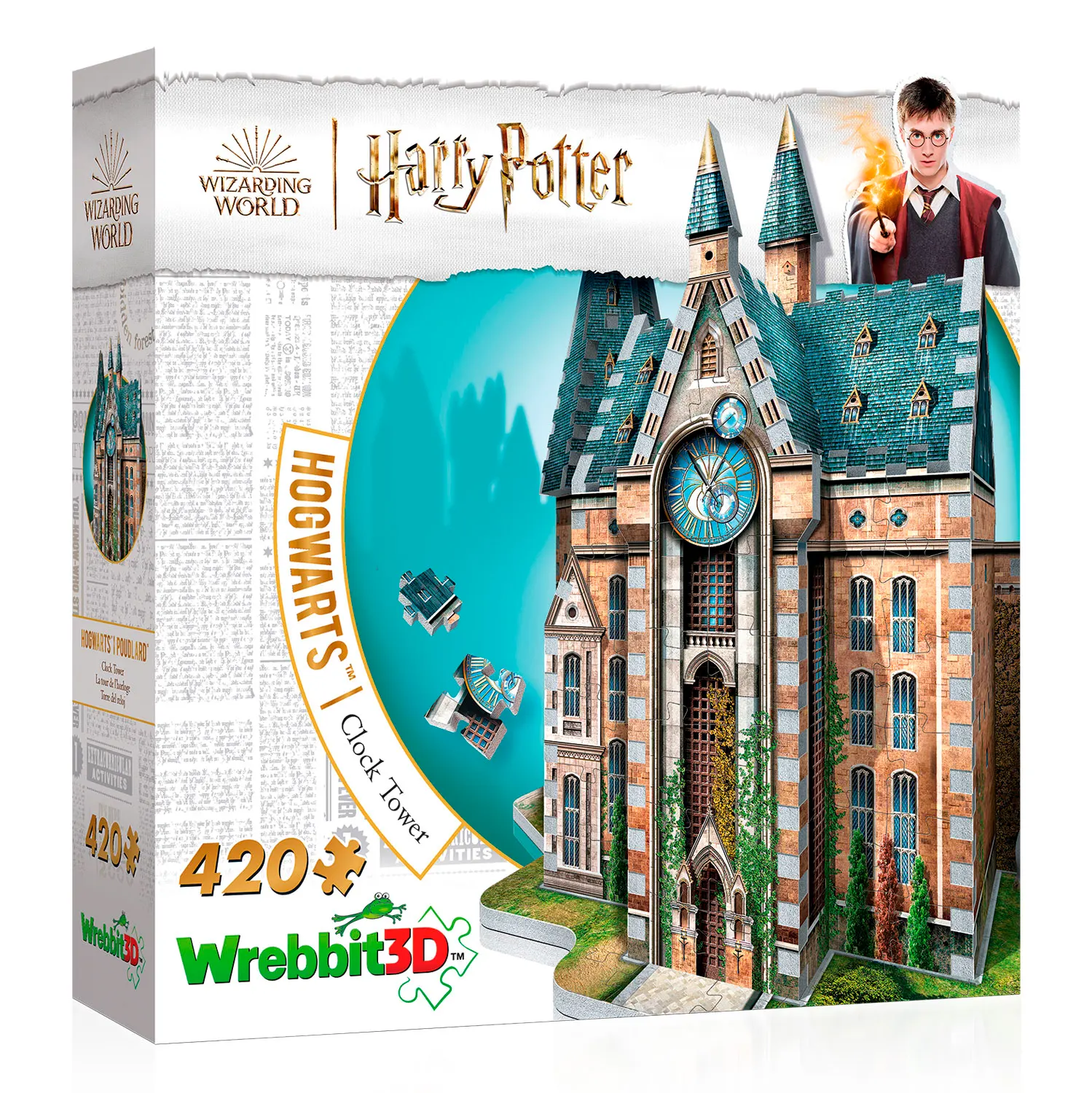 Hogwarts Clocktower Harry Potter 420 pcs. - 3D-Puzzle Hogwarts Clocktower Harry Potter 420 pcs. - 3D-Puzzle-Wrebbit-3D Puzzles