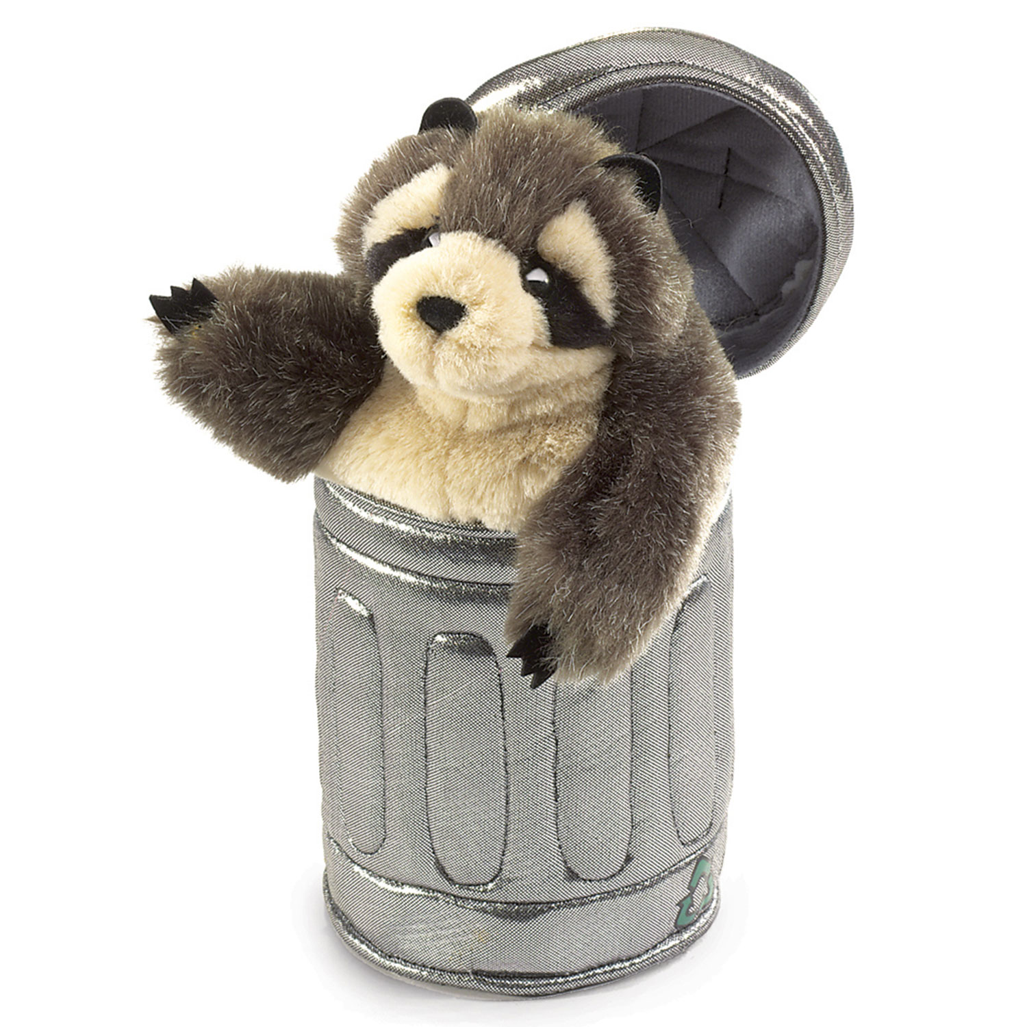 Waschbär im Mülleimer / Raccoon in Garbage Can