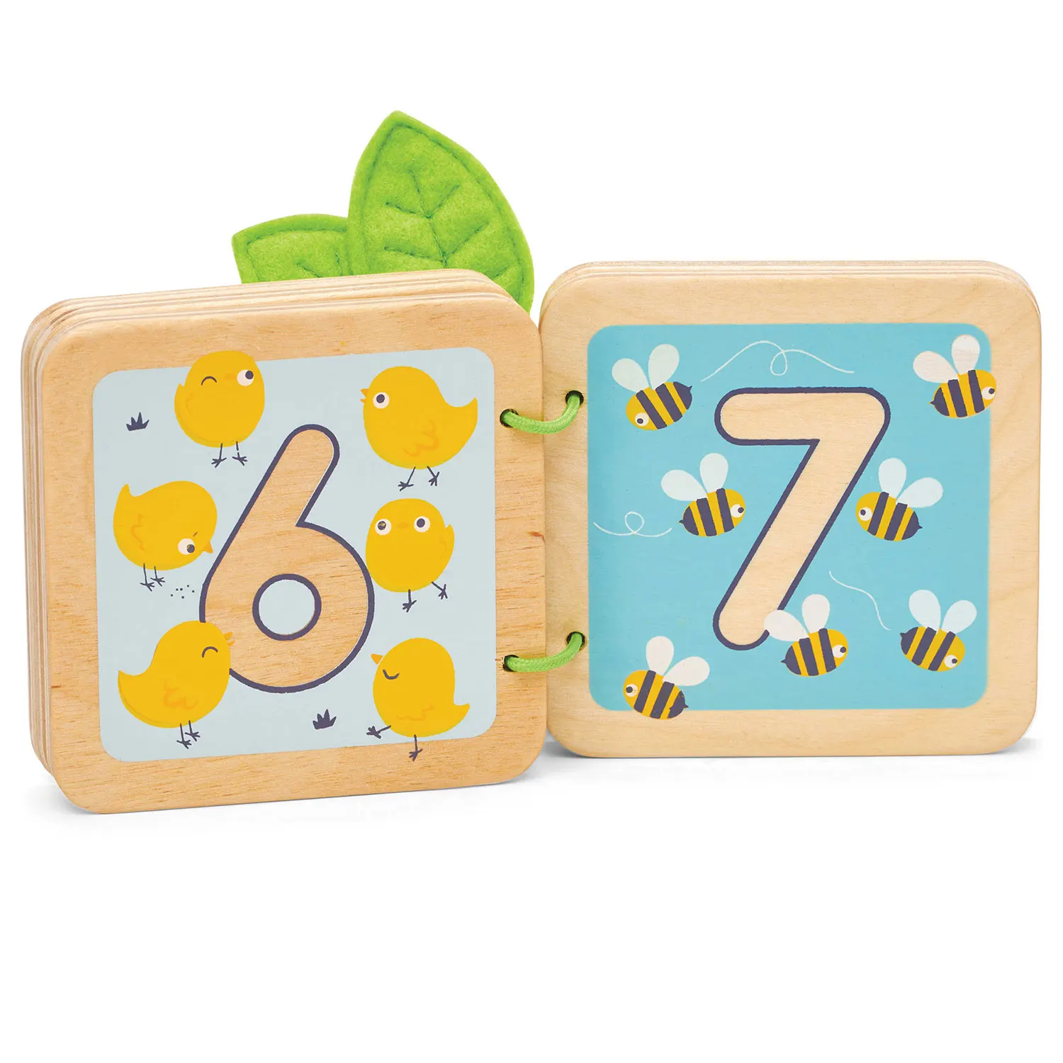 Holzbuch - Zahlen lernen 1 bis 10 / 123 Numbers Wooden Book-Le Toy Van (LTV)