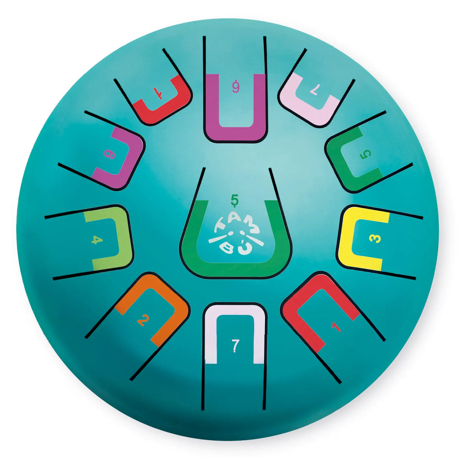 Tambu Steel Drum - Calm Sky (GlänzendTurquoise) Tambu Steel Drum - Calm Sky (GlänzendTurquoise)-JuegaConmigo