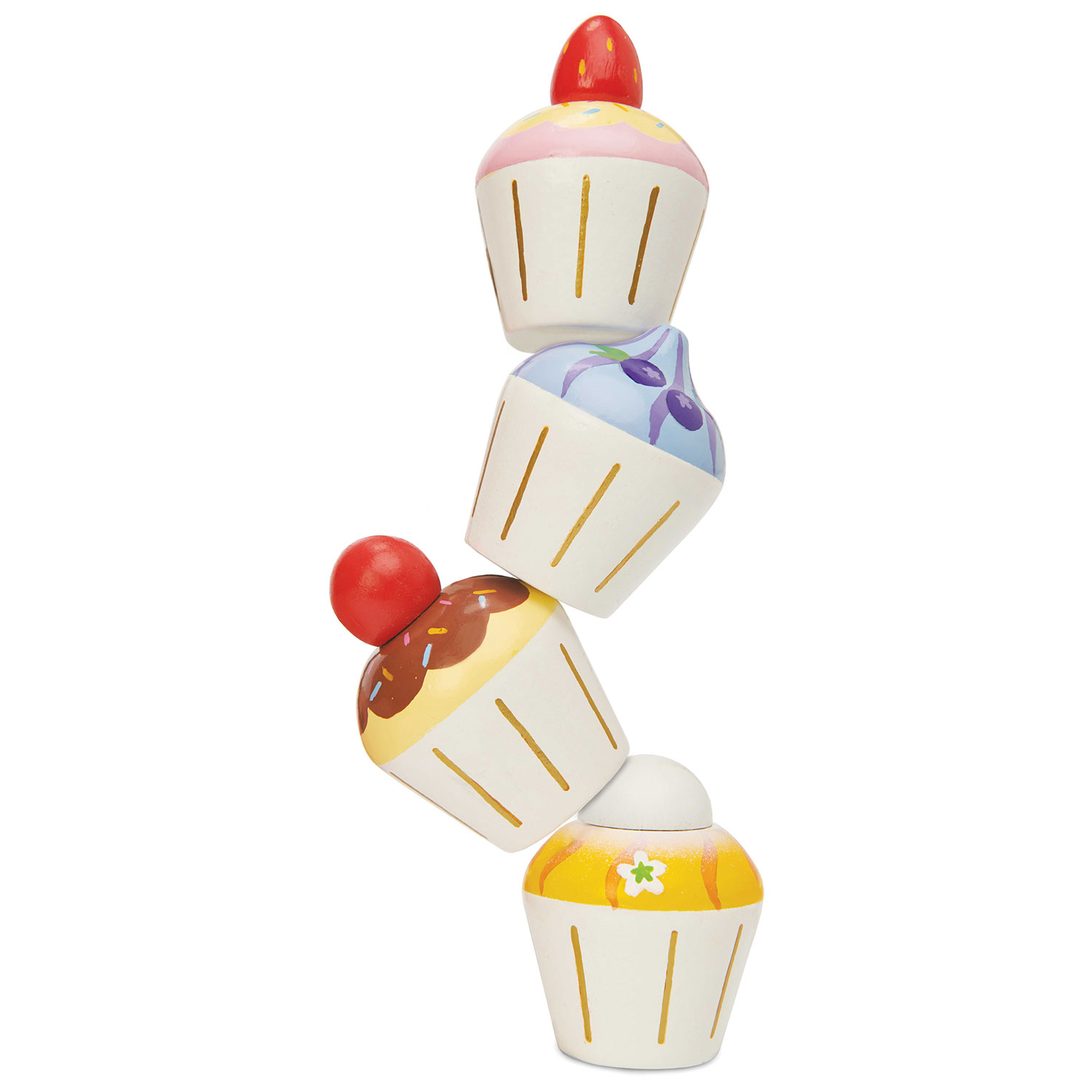 Cupcakes / Wooden Cupcake Play Food Set-Le Toy Van (LTV)