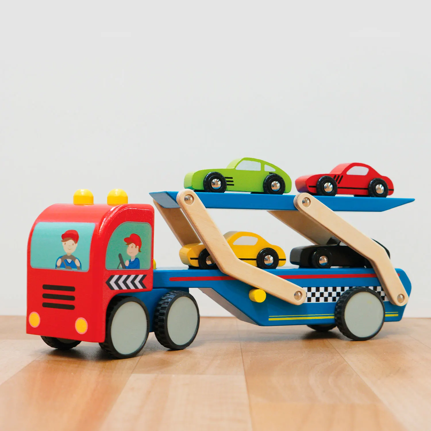 Rennwagen Transporter Set / Race Car Transporter Set Rennwagen Transporter Set / Race Car Transporter Set-Le Toy Van (LTV)