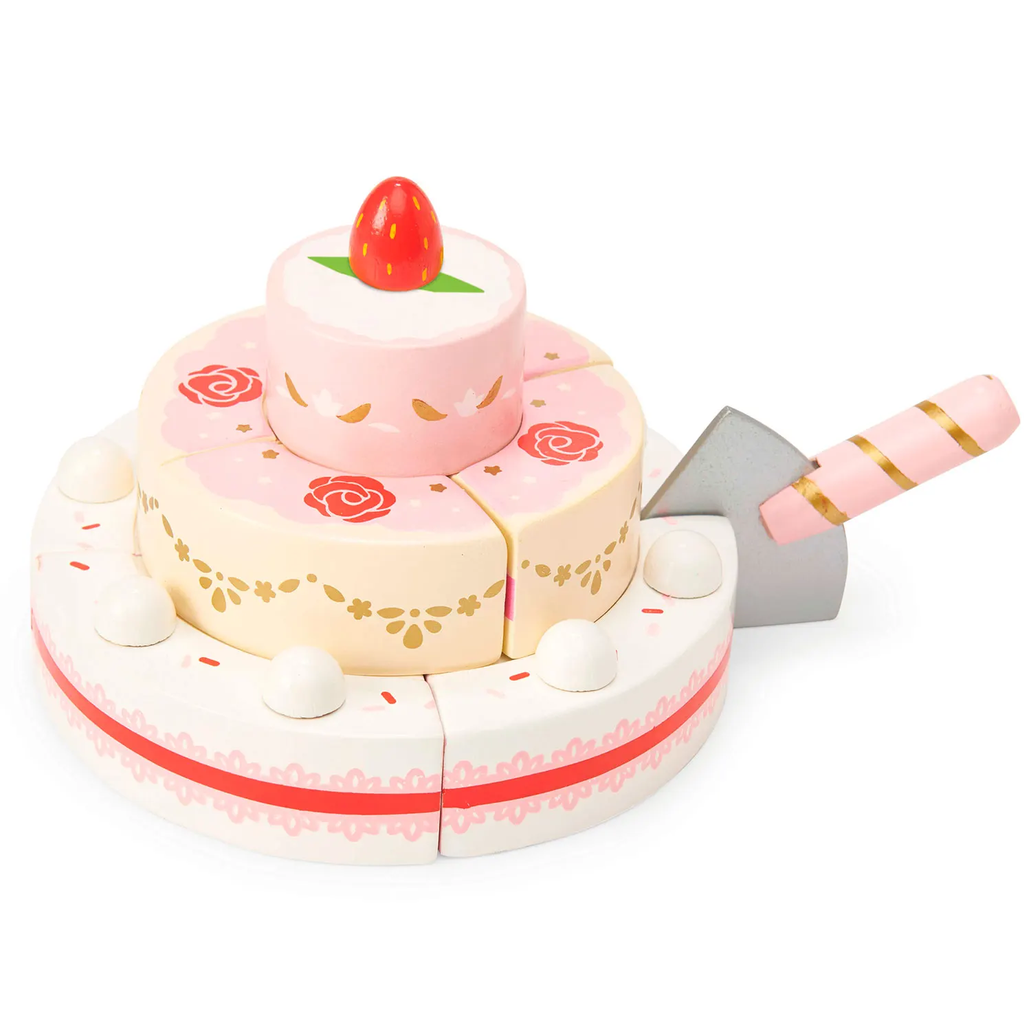 Hochzeitstorte mit Erdbeeren / Sliceable Wedding Cake Hochzeitstorte mit Erdbeeren / Sliceable Wedding Cake-Le Toy Van (LTV)