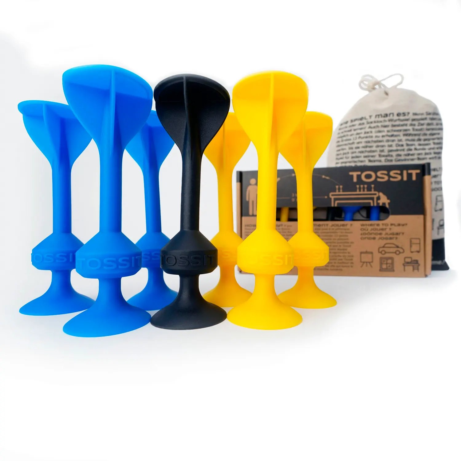 TOSSIT ORIGINAL STARTER PACK gelb / dunkelblau-TOSSIT®