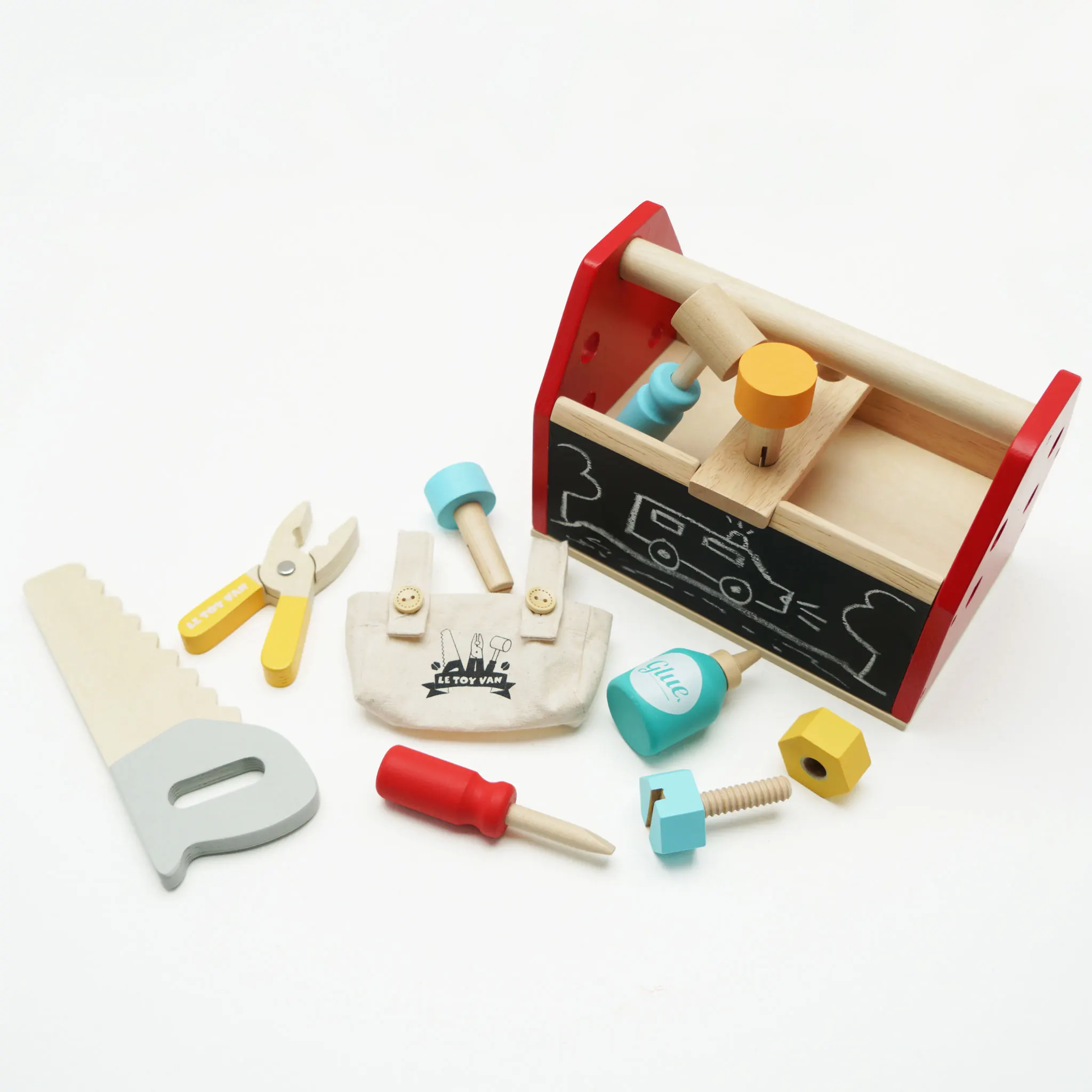 Werkzeugkasten / Tool Box & Wooden Tools-Le Toy Van (LTV)