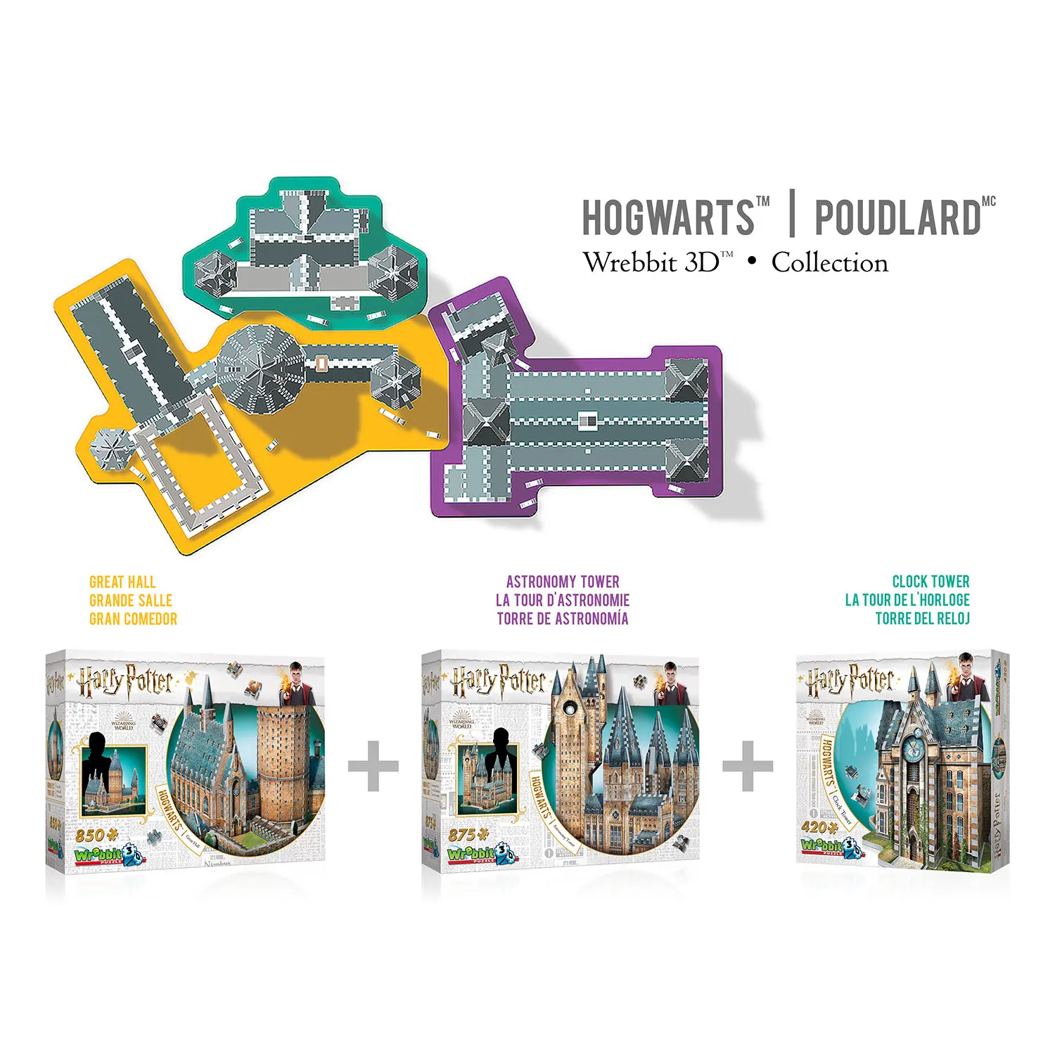 Hogwarts Astronomieturm Harry Potter/Hogwarts Astronomy Tower 875 pcs. 3D-Puzzle Hogwarts Astronomieturm Harry Potter/Hogwarts Astronomy Tower 875 pcs. 3D-Puzzle-Wrebbit-3D Puzzles