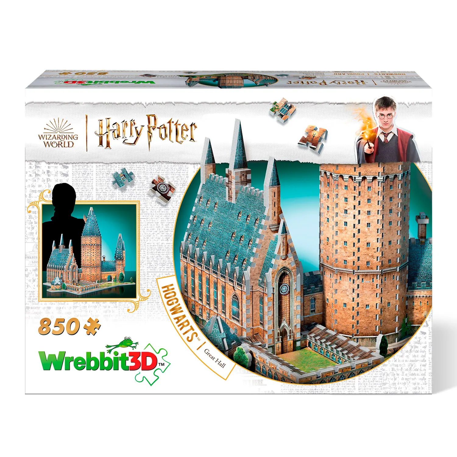 Hogwarts Große Halle Harry Potter / Hogwarts Great Hall 850 pcs 3D-Puzzle Hogwarts Große Halle Harry Potter / Hogwarts Great Hall 850 pcs 3D-Puzzle-Wrebbit-3D Puzzles