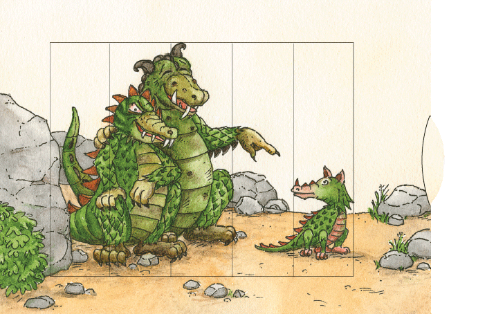 82239_0 Lebende Karte SM105 Drachen-Bärenpresse
