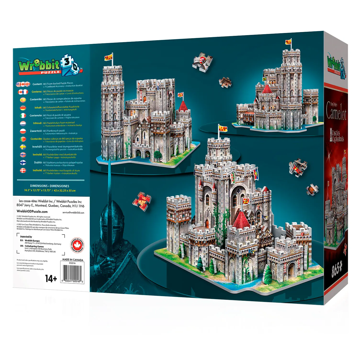 King Arthur´s Camelot King Arthur´s Camelot-Wrebbit-3D Puzzles