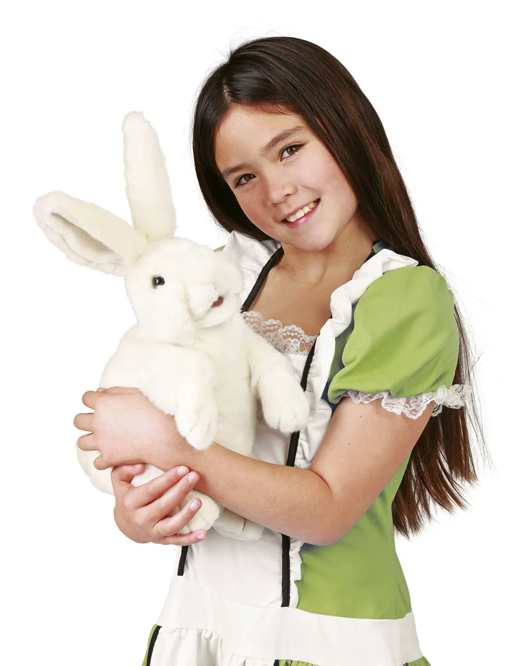 Weißer Hase, stehend / Standing White Rabbit Weißer Hase, stehend / Standing White Rabbit-Folkmanis® Puppets