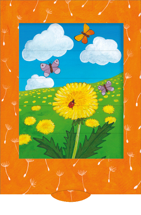 Lebende Karte JH95 Pusteblume-Bärenpresse
