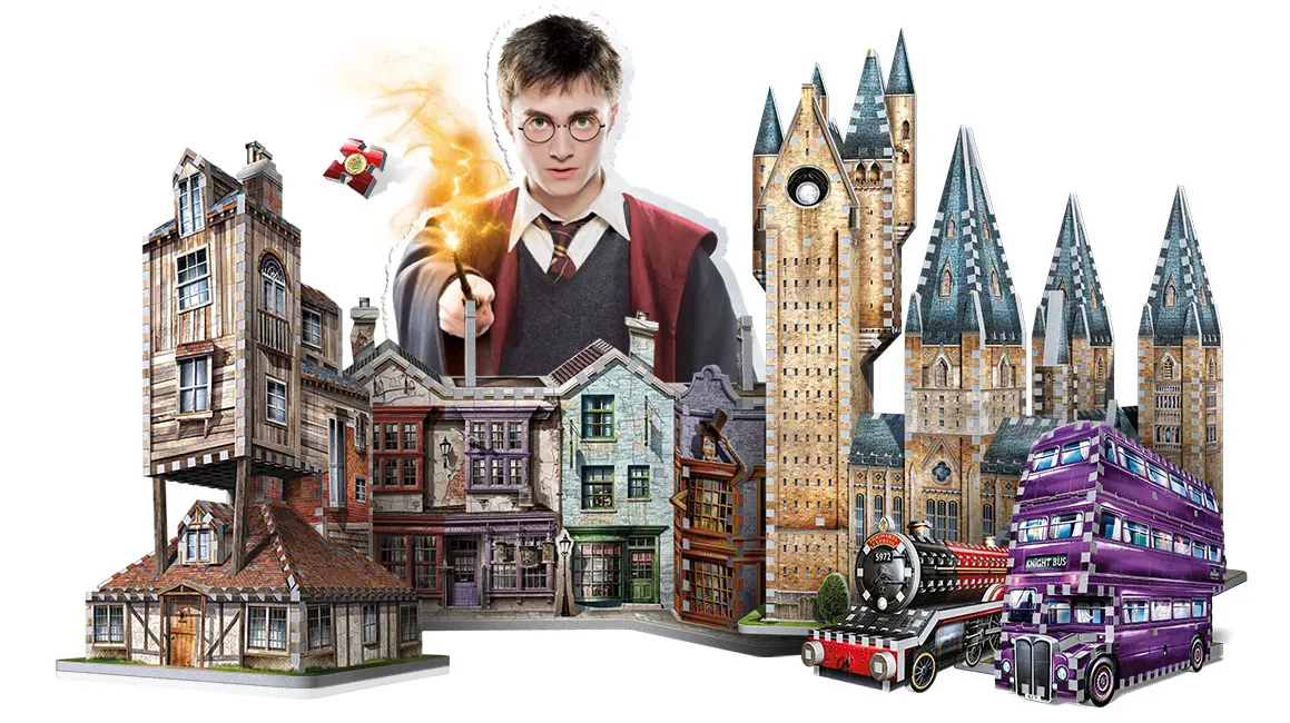 Hogwarts Astronomieturm Harry Potter/Hogwarts Astronomy Tower 875 pcs. 3D-Puzzle Hogwarts Astronomieturm Harry Potter/Hogwarts Astronomy Tower 875 pcs. 3D-Puzzle-Wrebbit-3D Puzzles