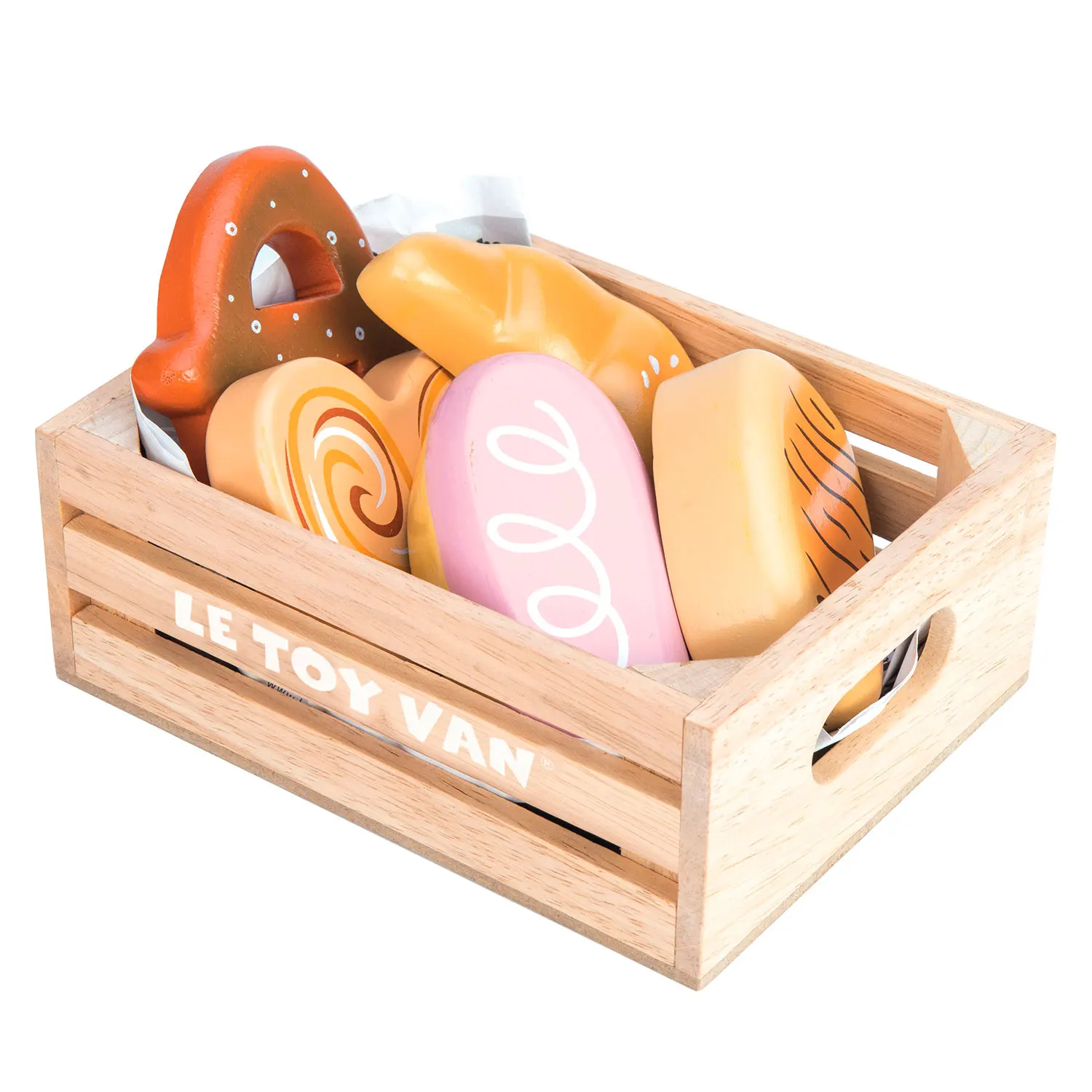 Backwaren Marktkiste / Bakery & Patisserie Wooden Market Crate, 2022-Le Toy Van (LTV)