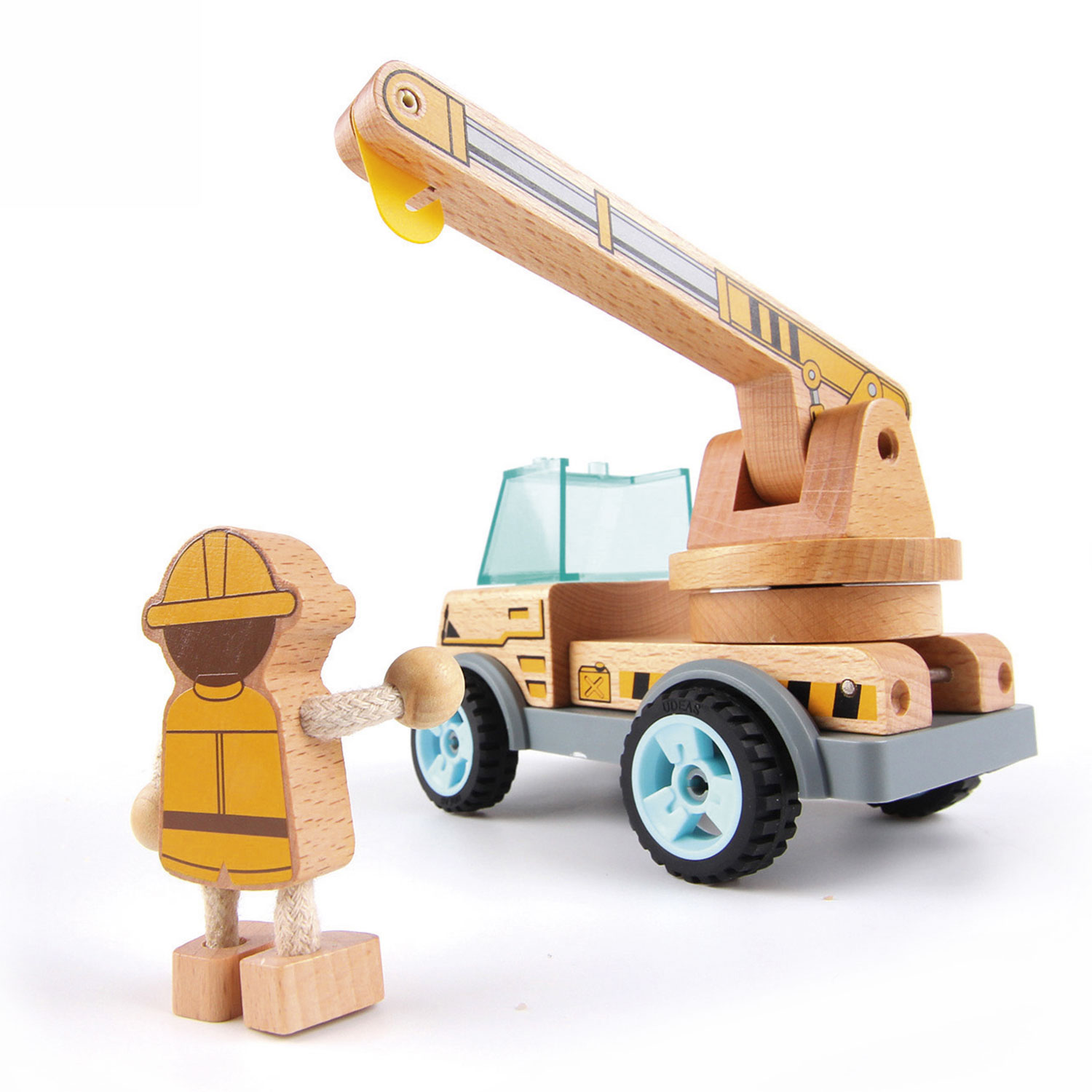 VAROOM Baufahrzeug:Kranwagen mit Schieber,ConstructionVehicle: Crane