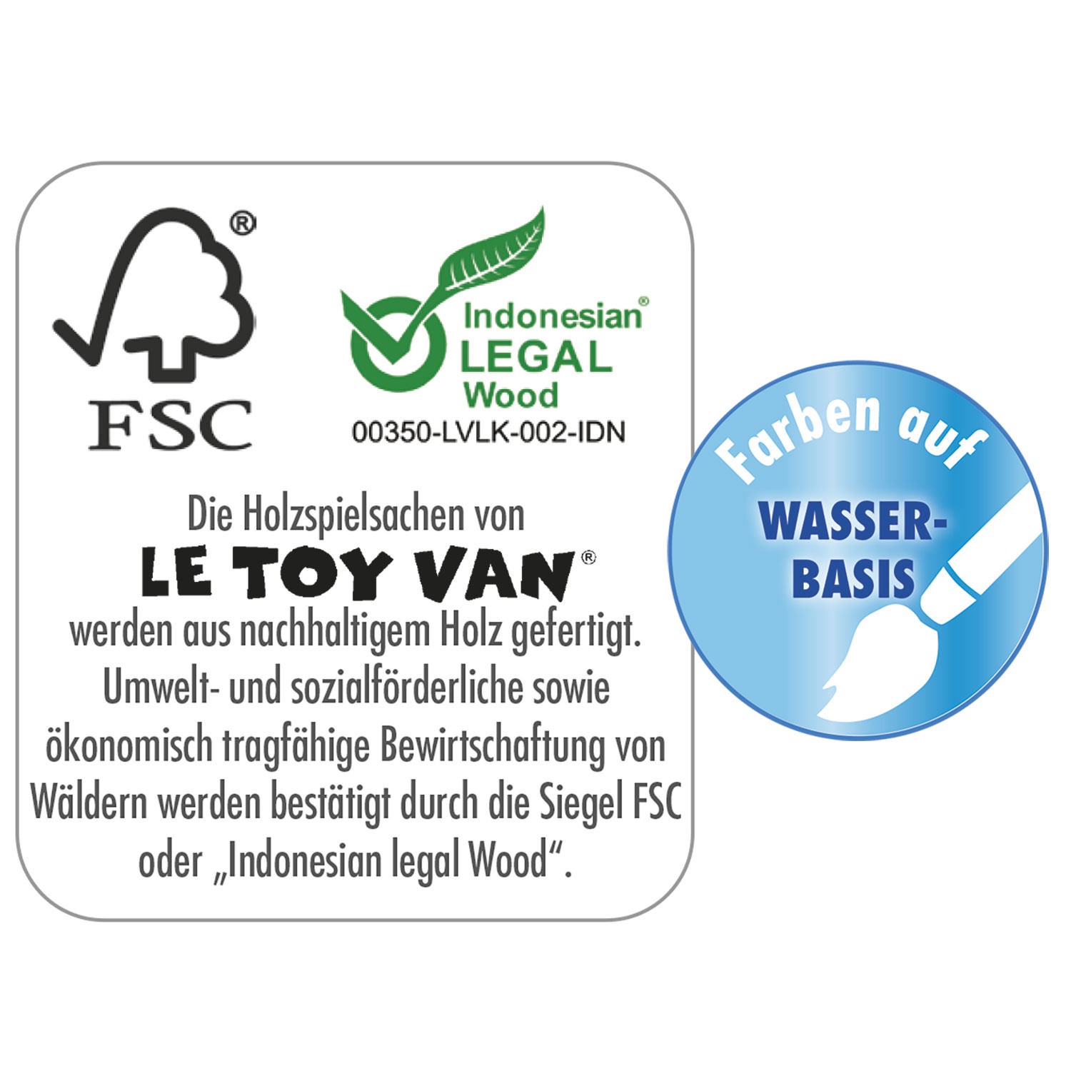 Arche Formensortierer  / Ark & Animals Shape Sorter-Le Toy Van (LTV)