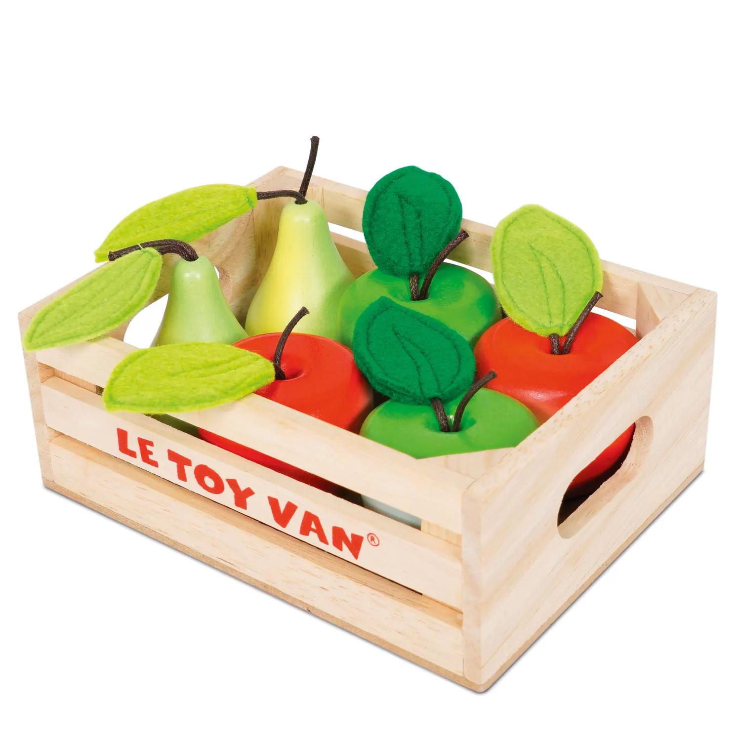 Äpfel & Birnen Marktkiste / Orchard Fruits Wooden Market Crate - 2022