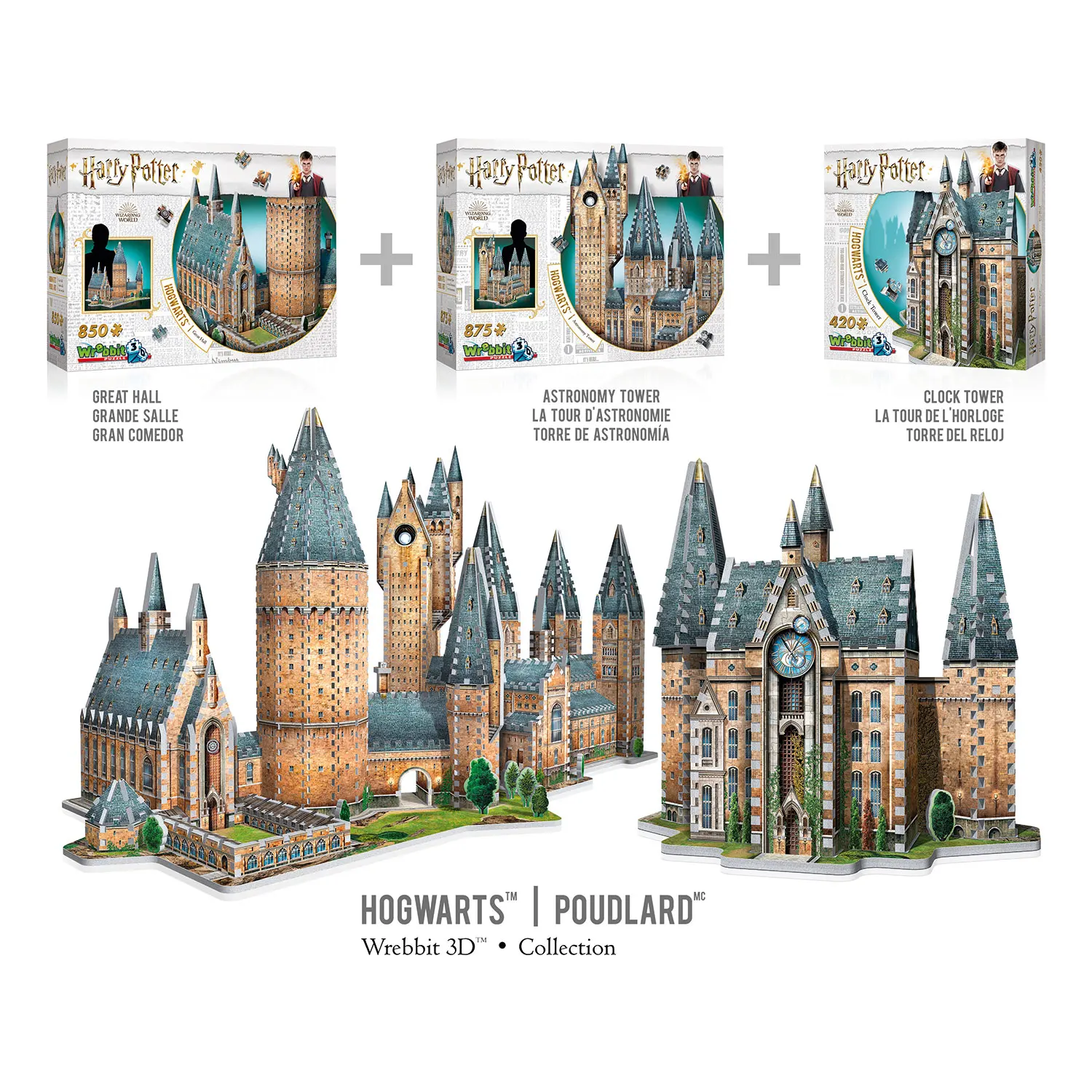 Hogwarts Astronomieturm Harry Potter/Hogwarts Astronomy Tower 875 pcs. 3D-Puzzle Hogwarts Astronomieturm Harry Potter/Hogwarts Astronomy Tower 875 pcs. 3D-Puzzle-Wrebbit-3D Puzzles