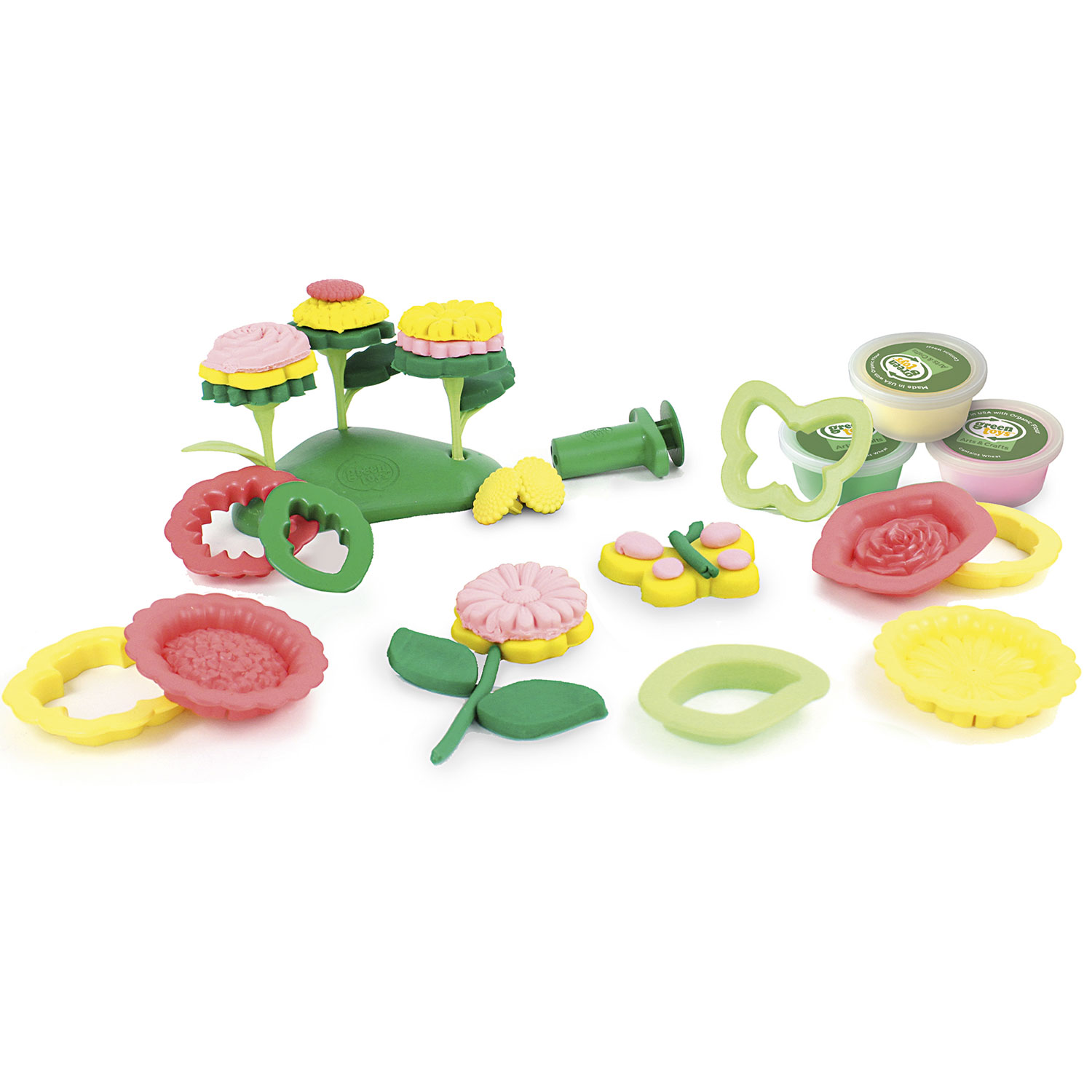 Öko-Knete Set Blumen / Flower Maker Dough Set
