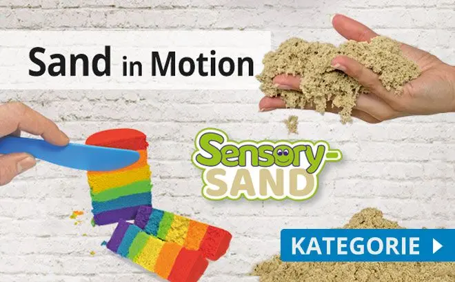 fließender Sand Sensory