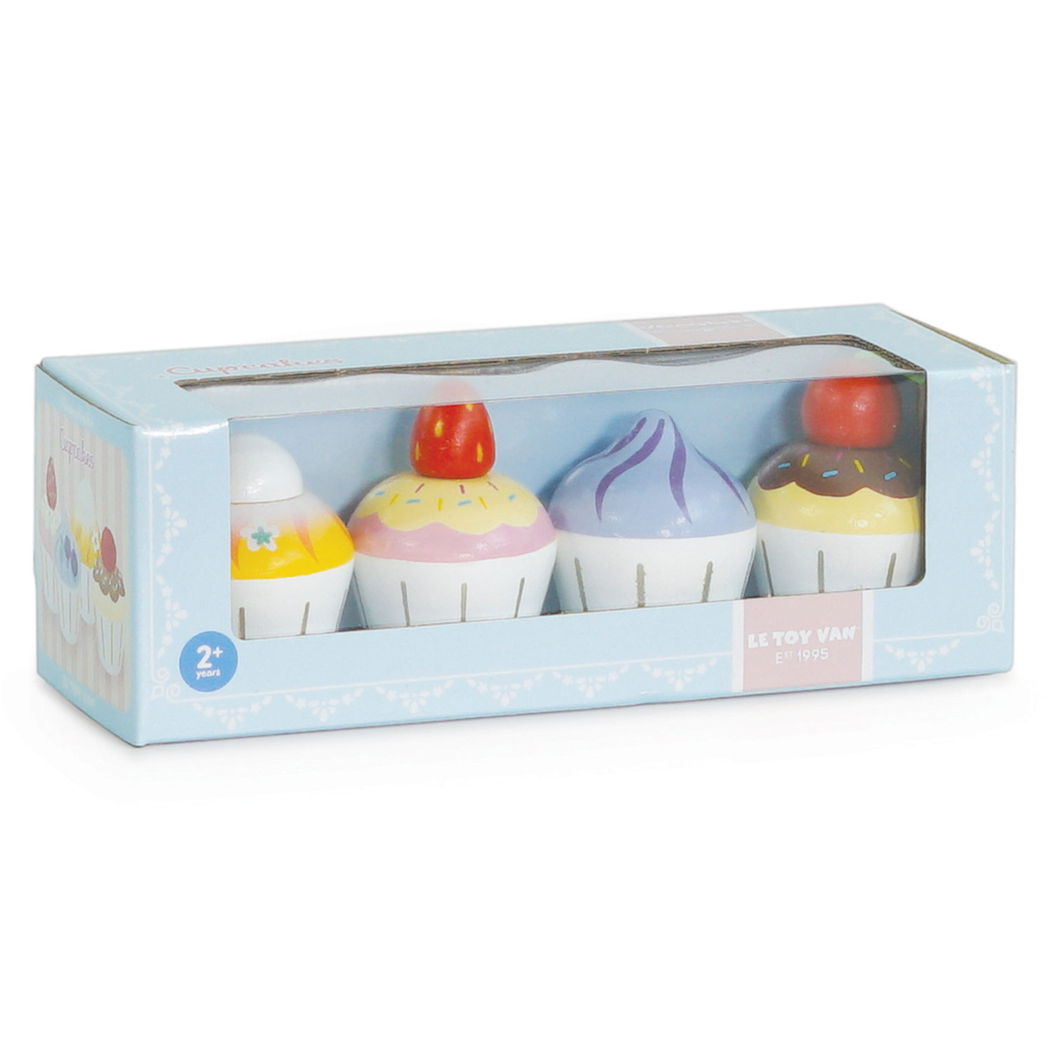 Cupcakes / Wooden Cupcake Play Food Set-Le Toy Van (LTV)