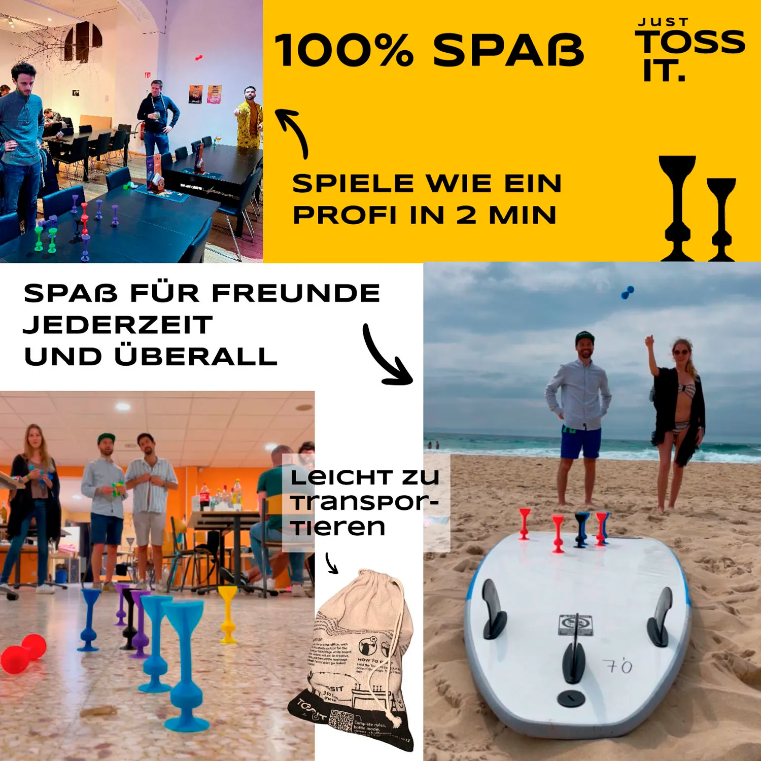 TOSSIT ORIGINAL STARTER PACK lila / grün-TOSSIT®