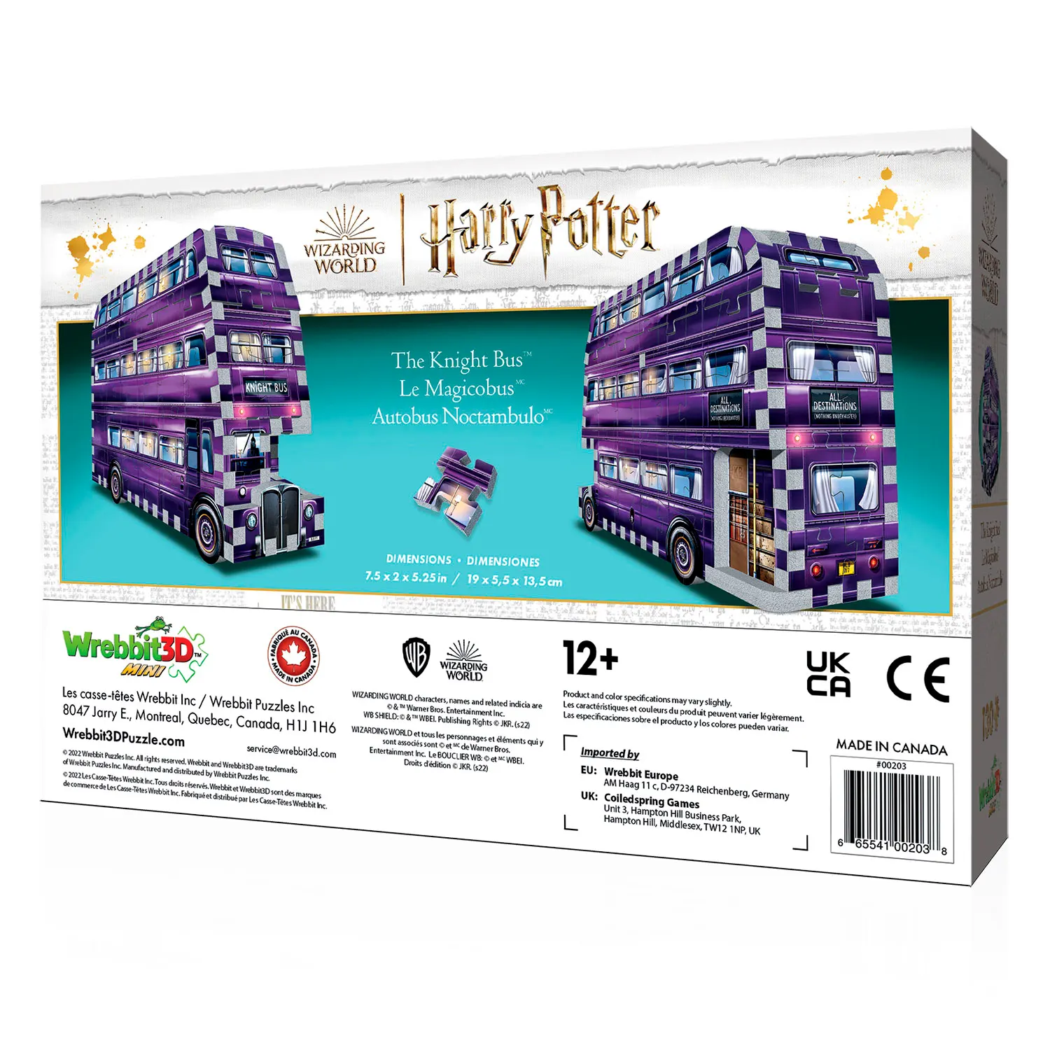 Der fahrende Ritter MINI Harry Potter/Knight Bus MINI Harry Potter 130 pcs. Der fahrende Ritter MINI Harry Potter/Knight Bus MINI Harry Potter 130 pcs.-Wrebbit-3D Puzzles