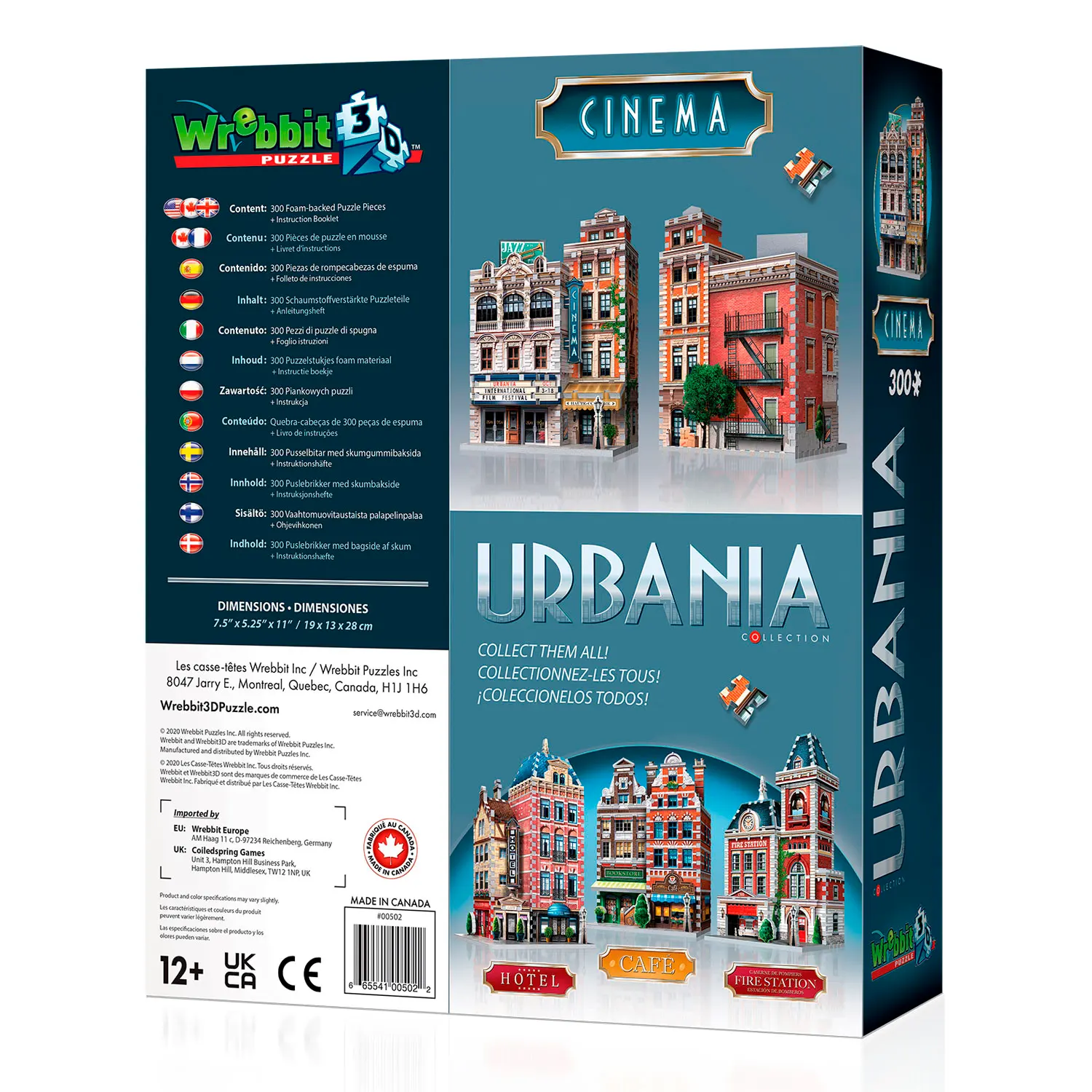 Urbania: Cinema Urbania: Cinema-Wrebbit-3D Puzzles