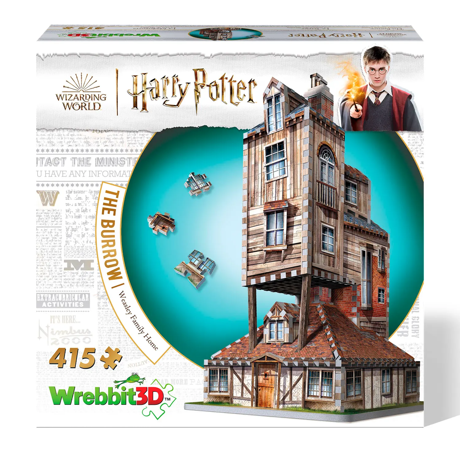 Fuchsbau - Harry Potter / The Burrow 415 pcs. 3D-Puzzle Fuchsbau - Harry Potter / The Burrow 415 pcs. 3D-Puzzle-Wrebbit-3D Puzzles