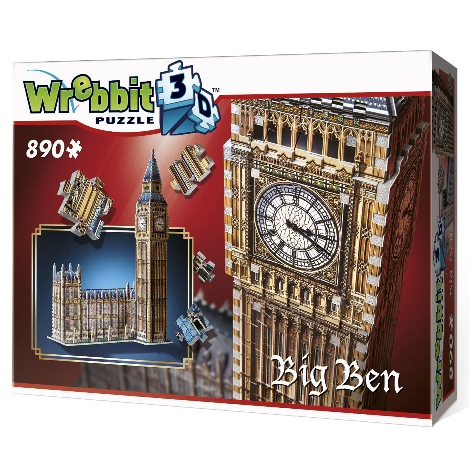 Big Ben & House of Parliament - Queen Elisabeth Tower / 3D-Puzzle Big Ben & House of Parliament - Queen Elisabeth Tower / 3D-Puzzle-Wrebbit-3D Puzzles