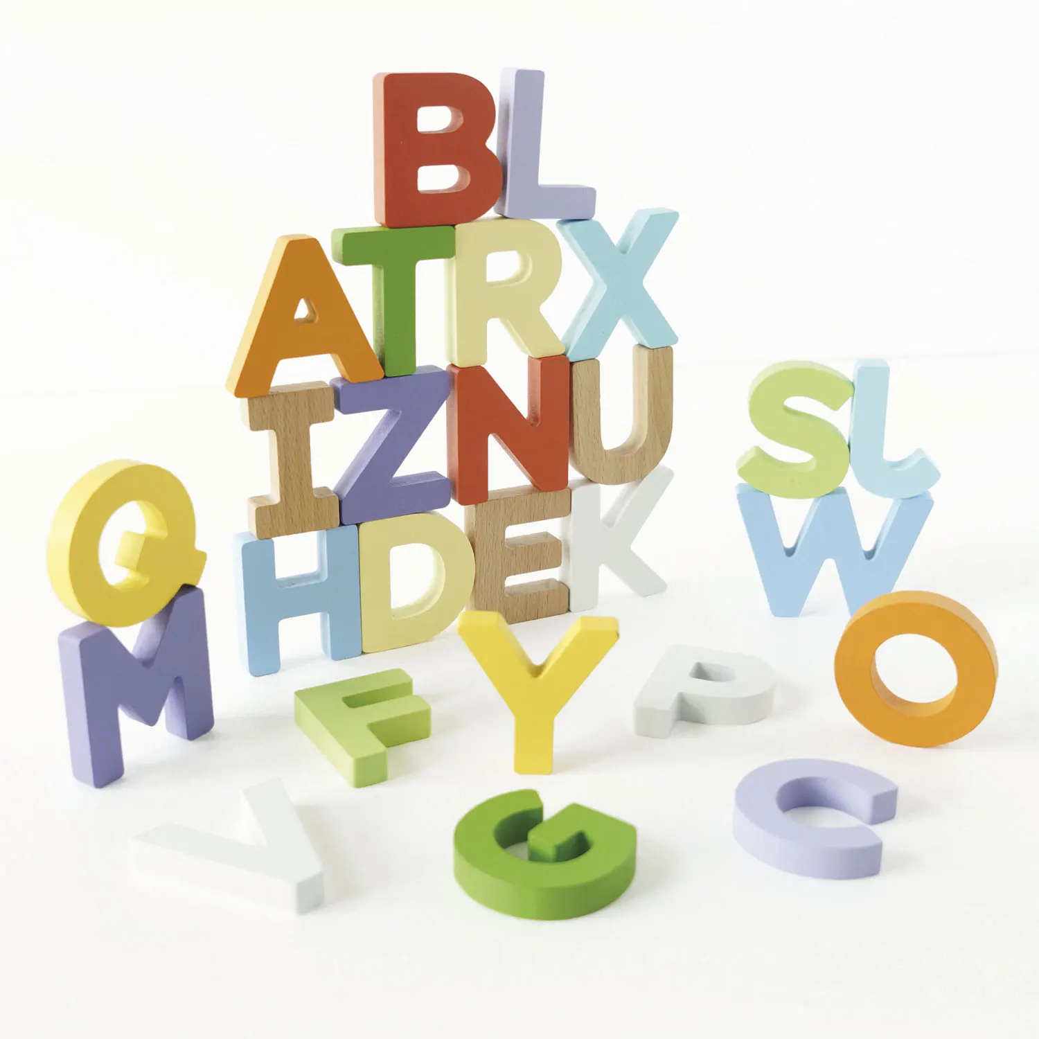 Buchstaben im Beutel / Wooden Alphabet Set & Bag Buchstaben im Beutel / Wooden Alphabet Set & Bag-Le Toy Van (LTV)