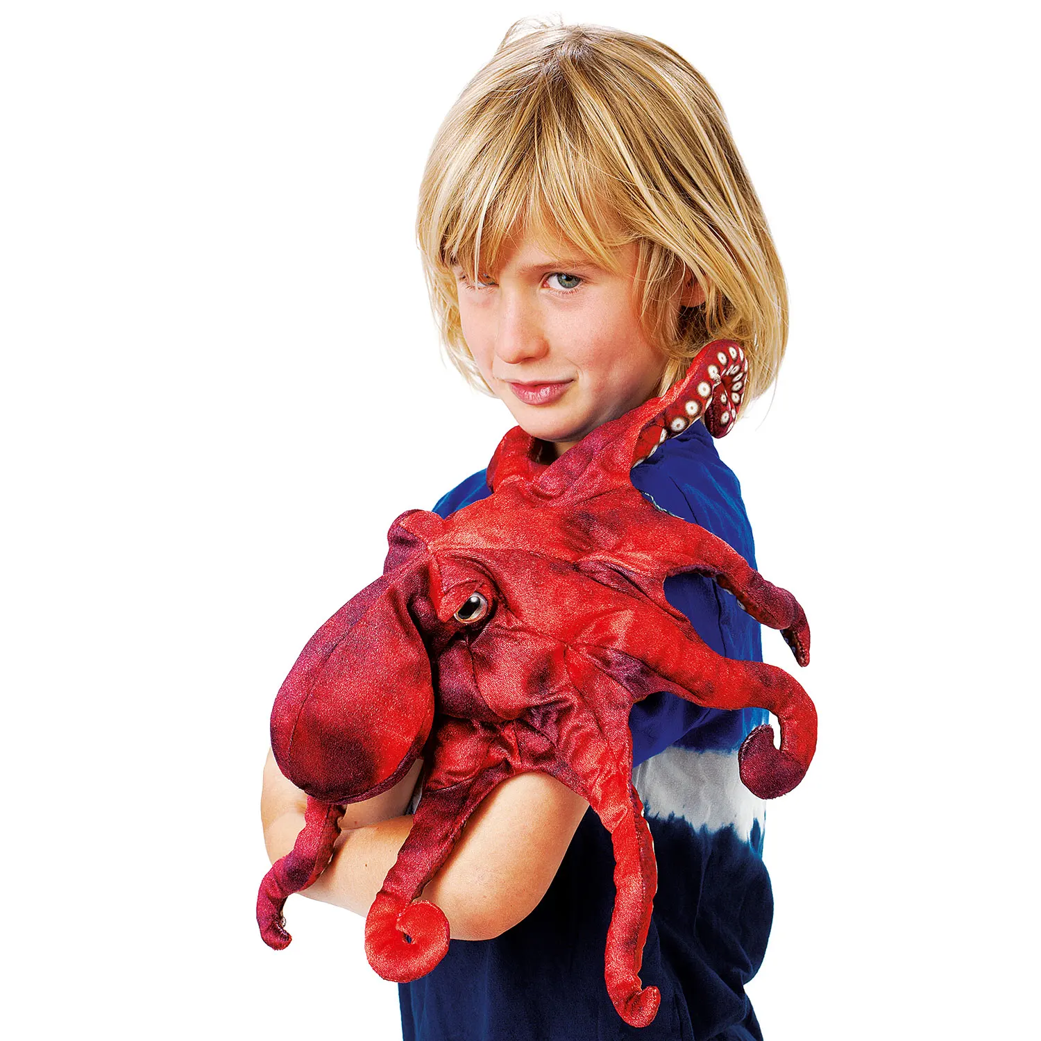 Roter Oktopus / Red Octopus-Folkmanis® Puppets