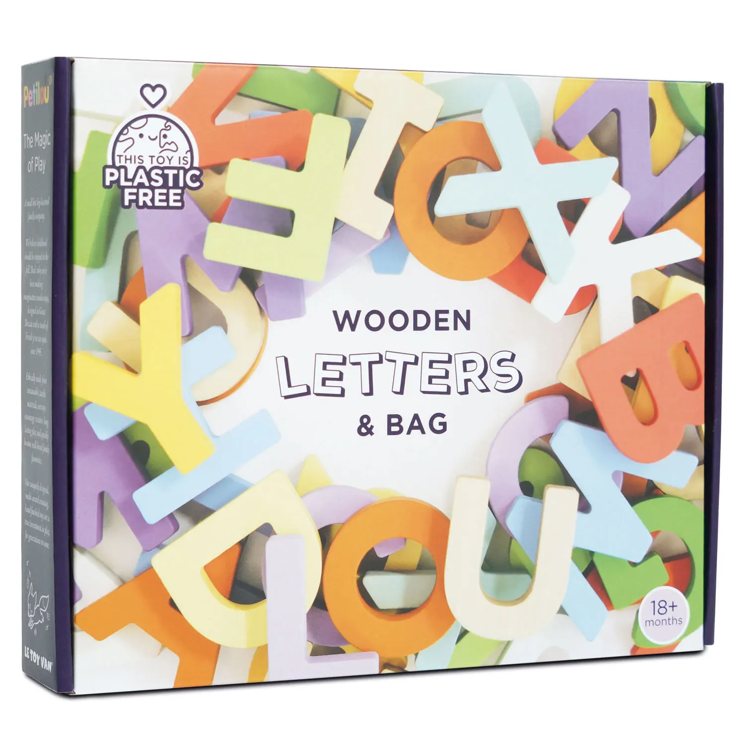 Buchstaben im Beutel / Wooden Alphabet Set & Bag Buchstaben im Beutel / Wooden Alphabet Set & Bag-Le Toy Van (LTV)