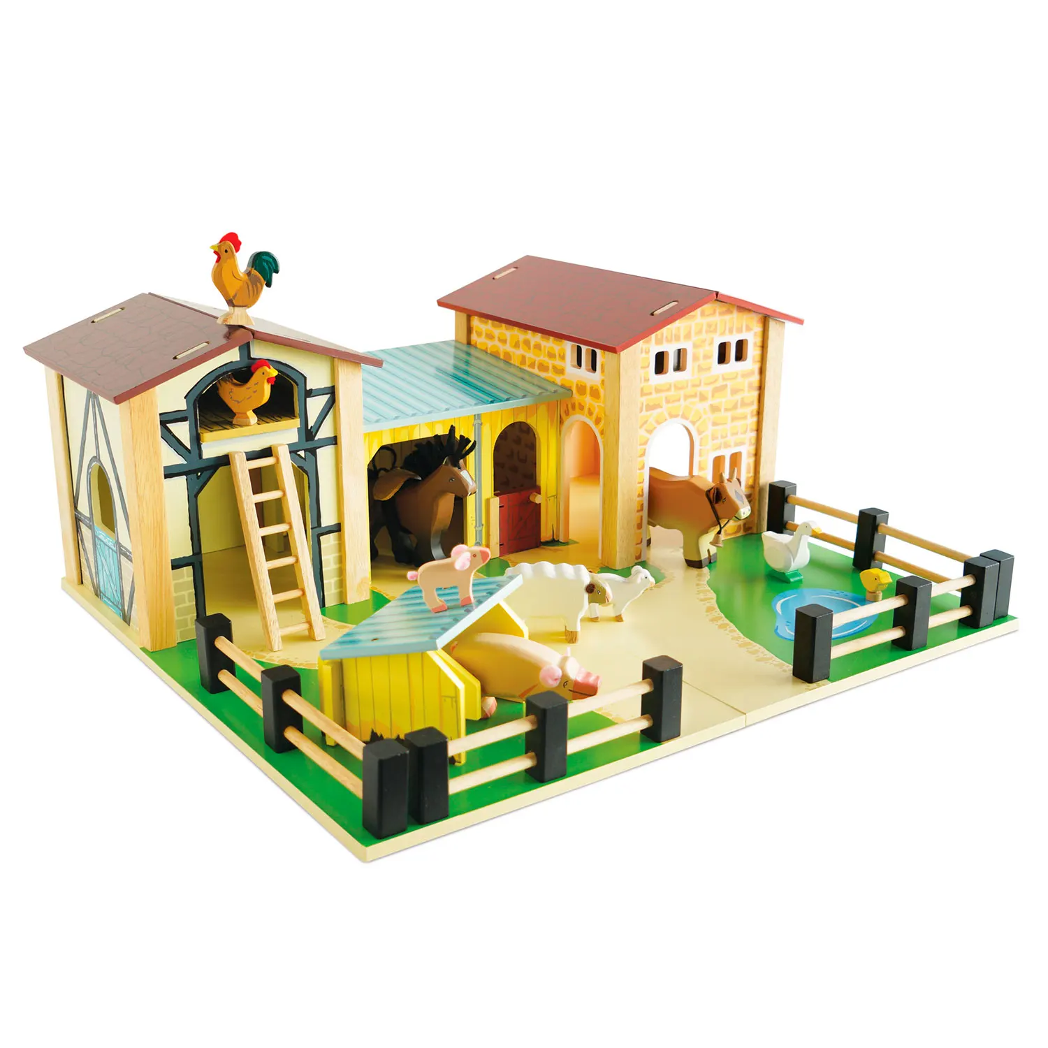 Bauernhof / Wooden Farmyard Stable-Le Toy Van (LTV)